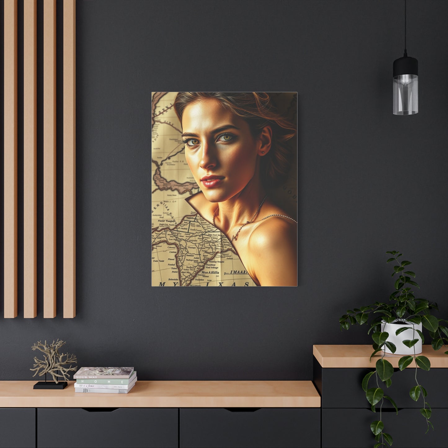 Antique Maps Art Supreme Canvas Gallery Wall Art & Canvas Print