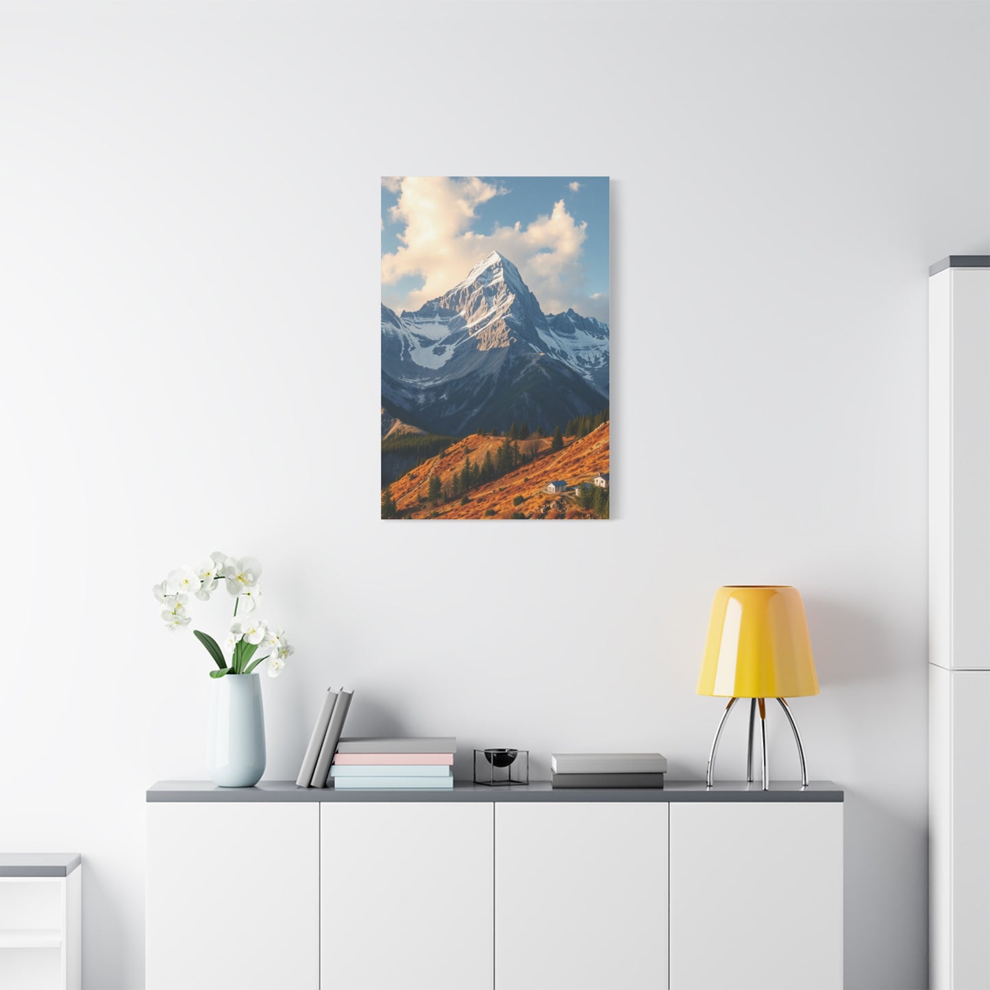 Luminous Mountain Reflections Wall Art & Canvas Print