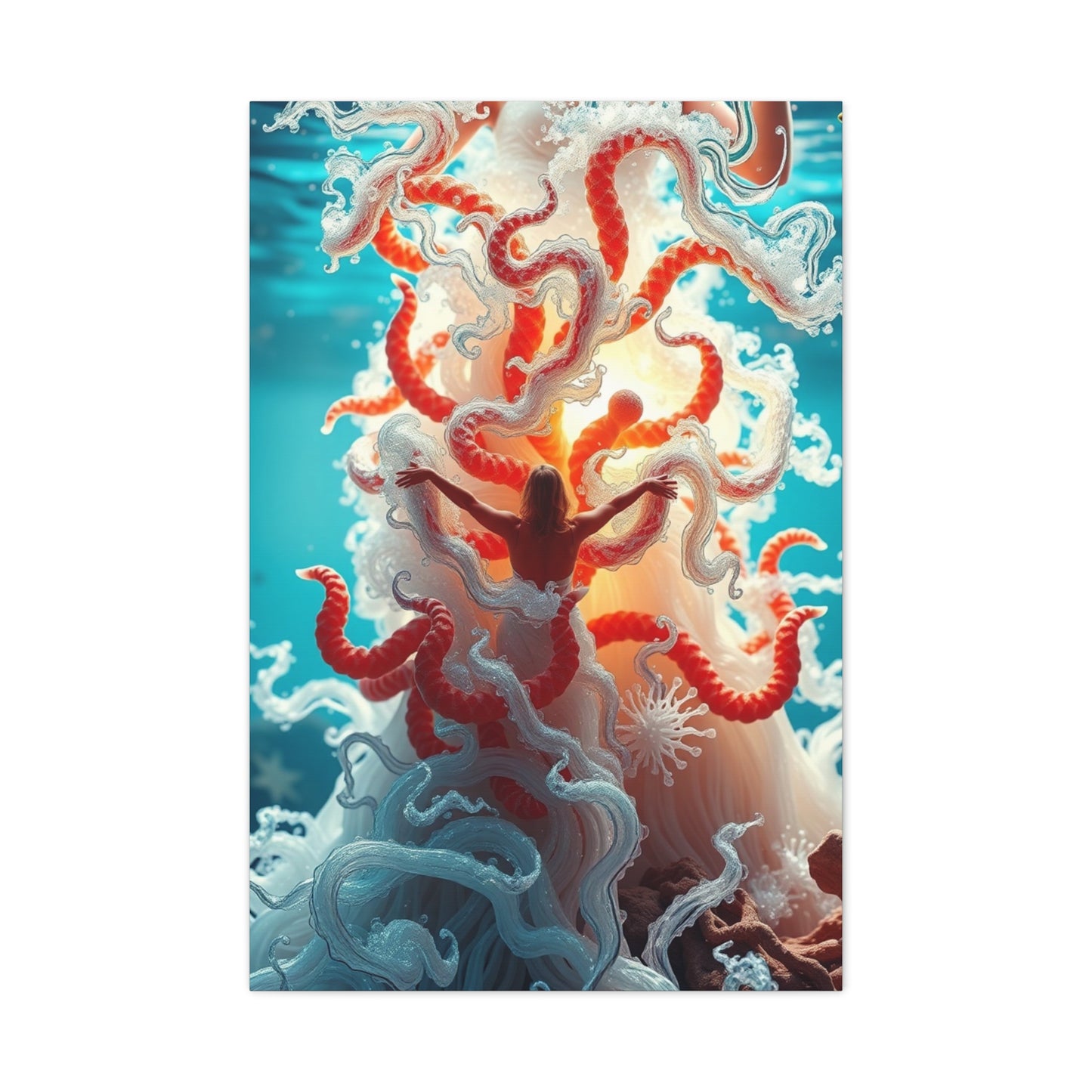 Celestial Waves Masterpiece Wall Art & Canvas Print