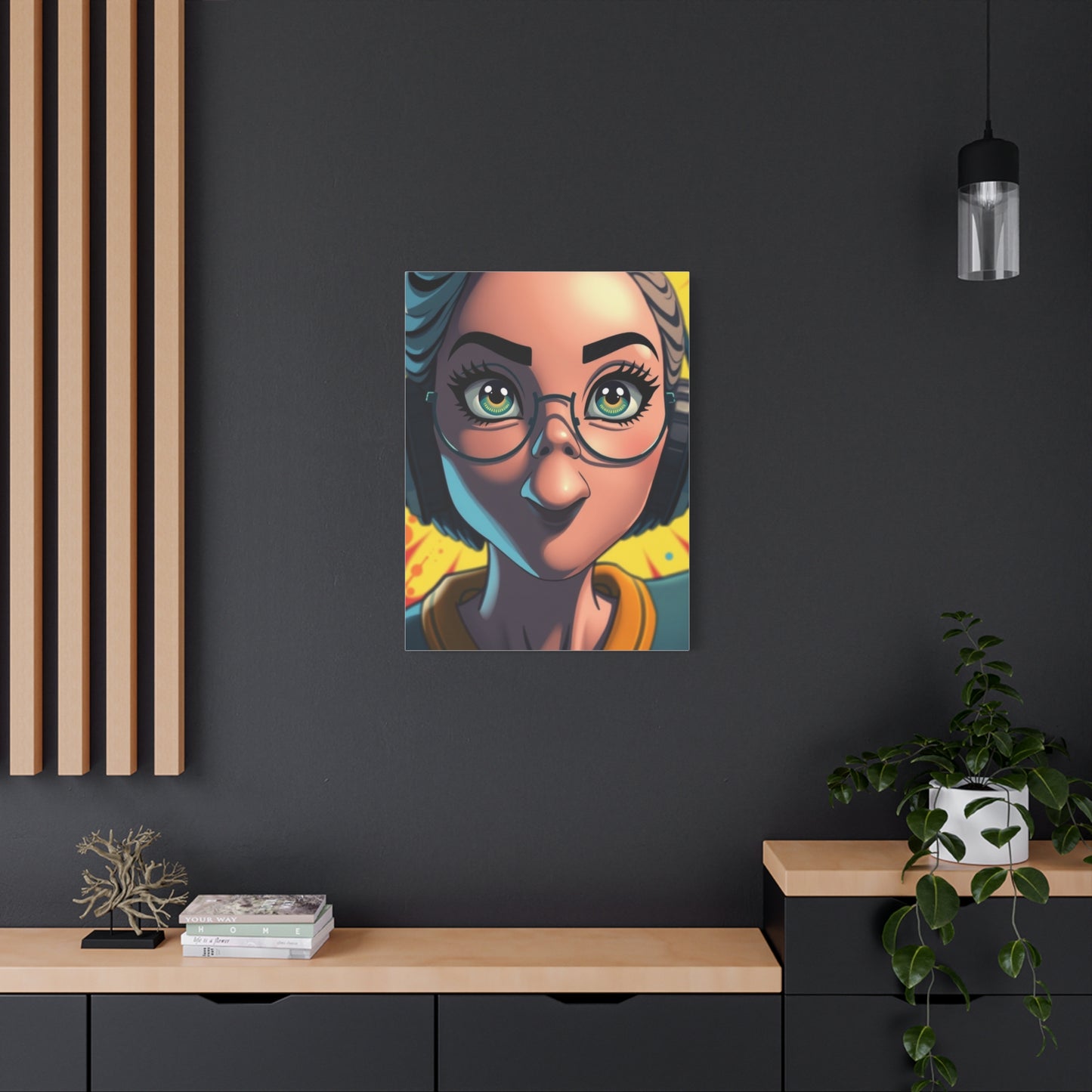 Stylish Vibrant Display Wall Art & Canvas Print