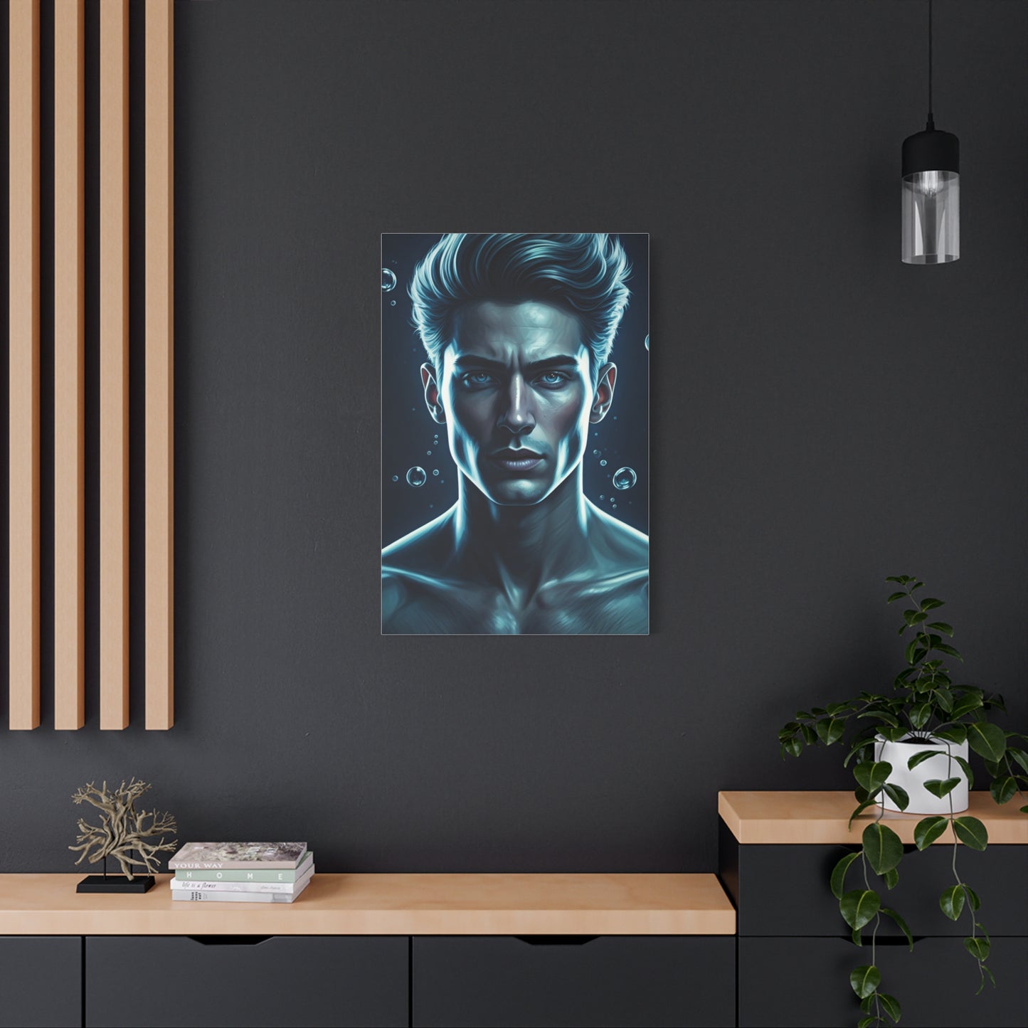Submerged Stillness Portrait Wall Art & Canvas Prints