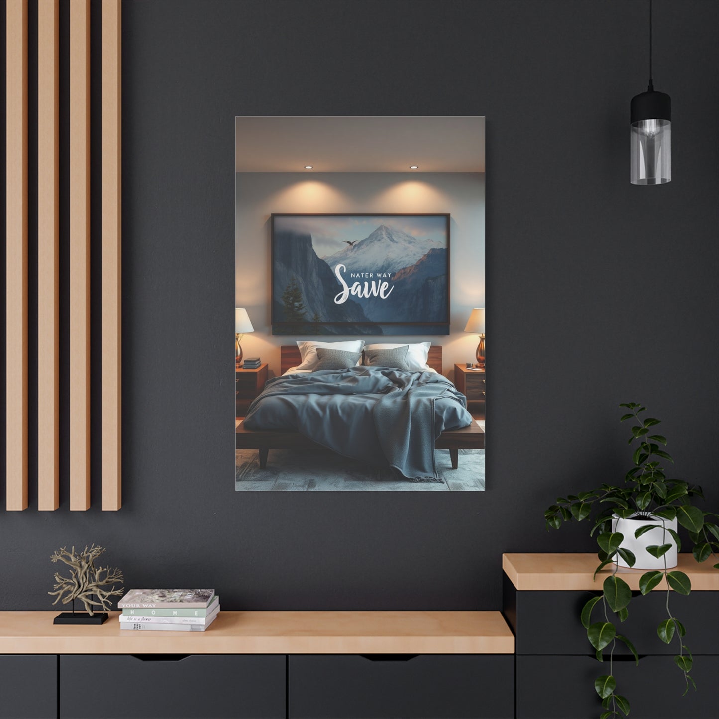 Scenic Nature Bedroom Art Luxury Canvas Wall Art & Canvas Print