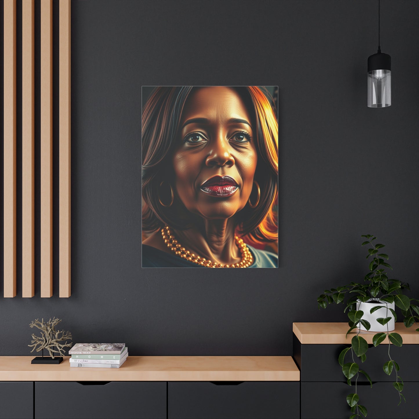 Kamala Harris Art Luxury Canvas Wall Art & Canvas Print