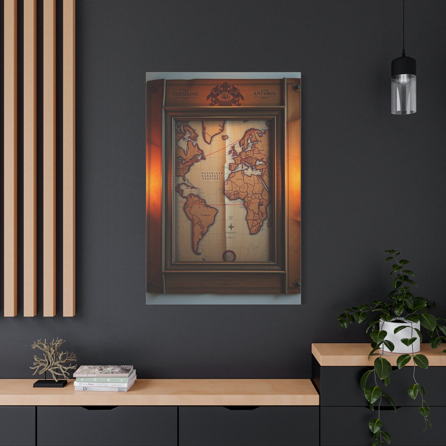 Antique Maps Art Luxury Canvas Wall Art & Canvas Print