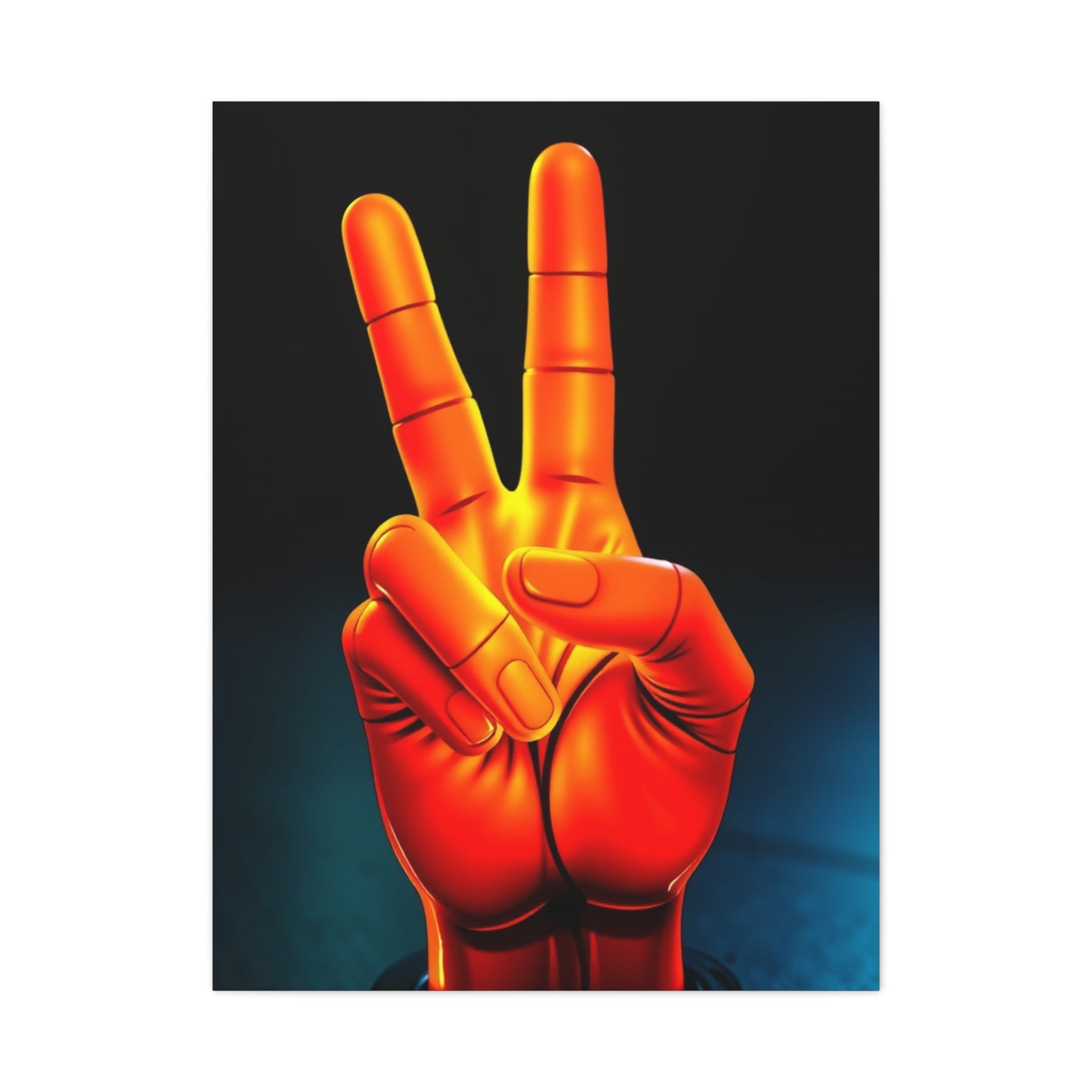 Elite Peace Sign Art Vision Wall Art & Canvas Print