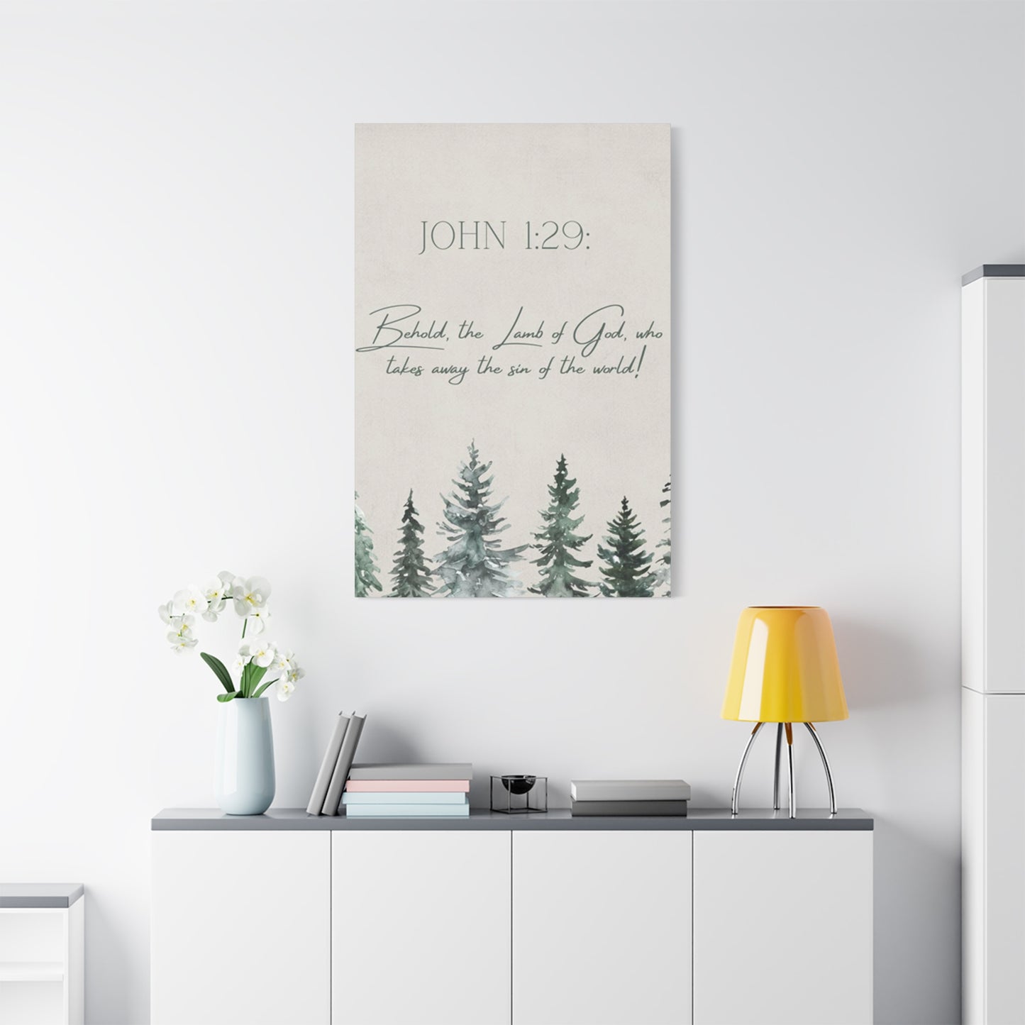 John 1 : 29 Quotes And Saying Poster Wall Art & Canvas Prints