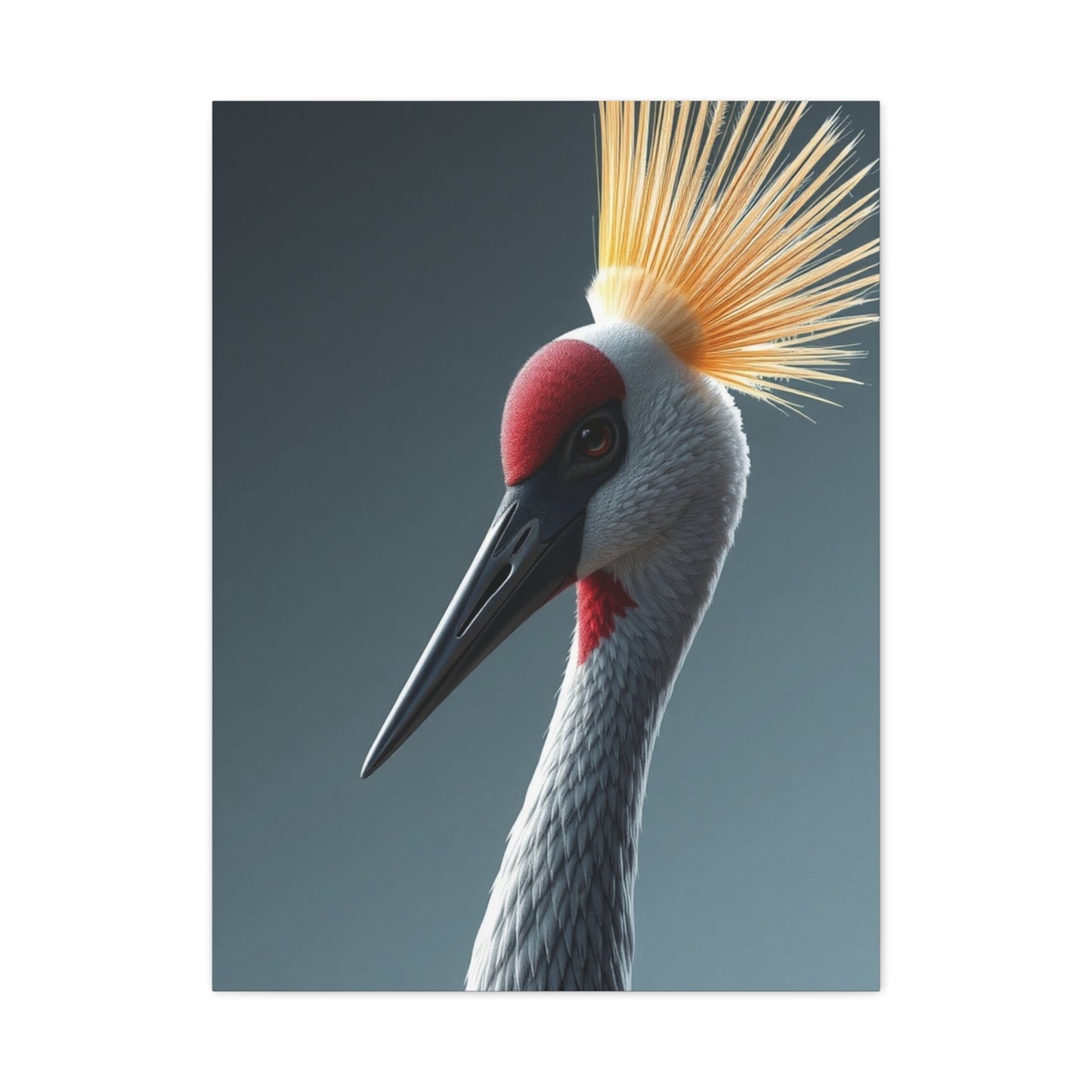 Crane Bird Art Luxury Canvas Wall Art & Canvas Print