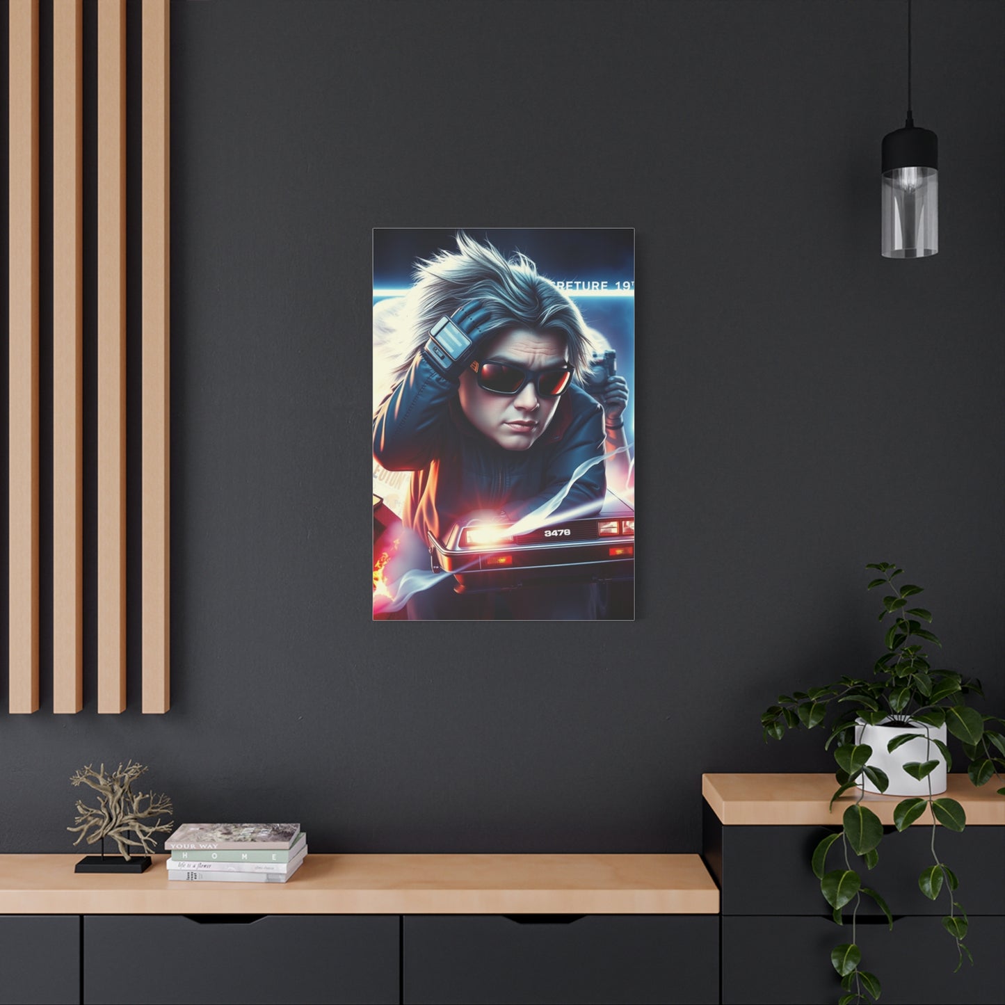 Vision Back to the Future Art Art Wall Art & Canvas Print