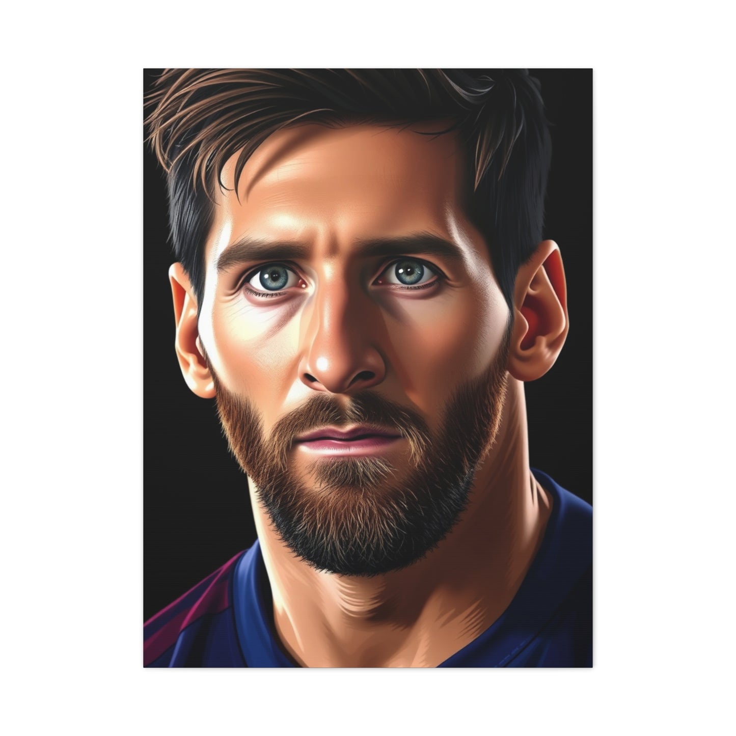 Illustrative Messi: Canvas Masterpiece Wall Art & Canvas Print