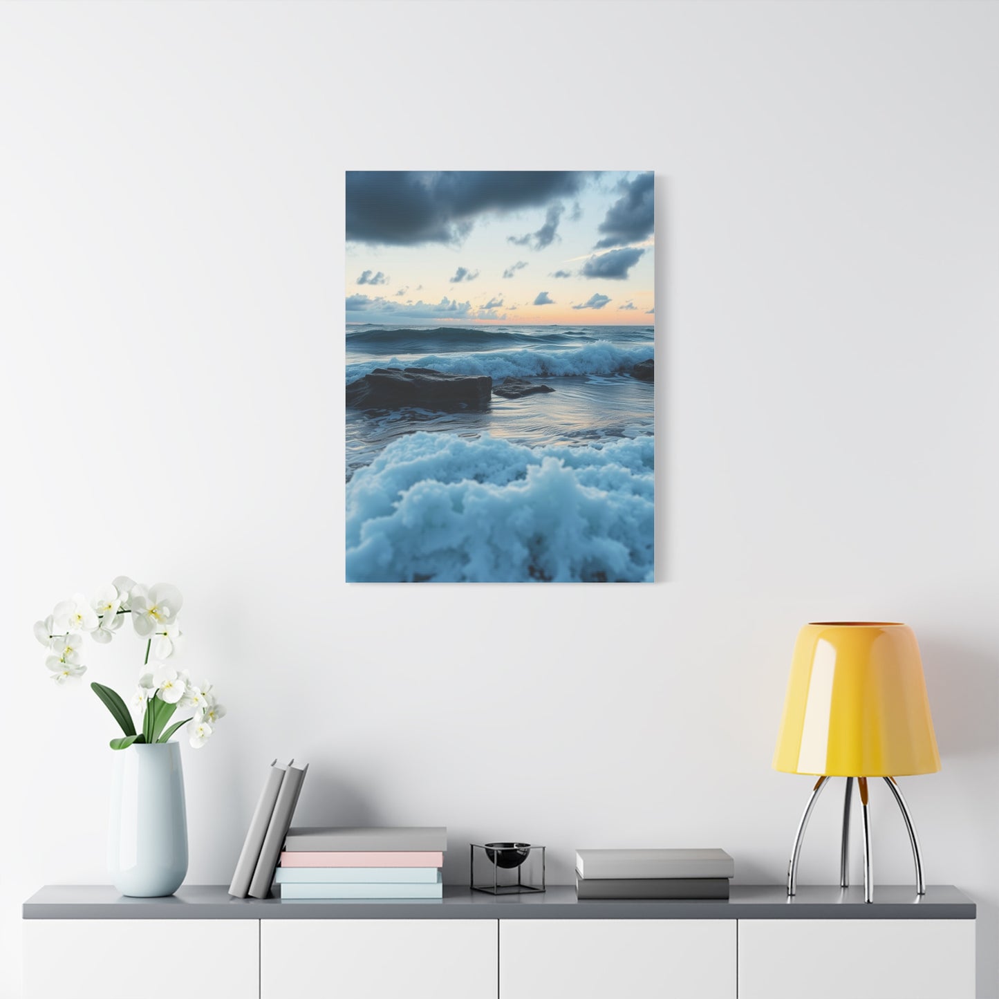 Ethereal Oceanic Tranquility Wall Art & Canvas Print