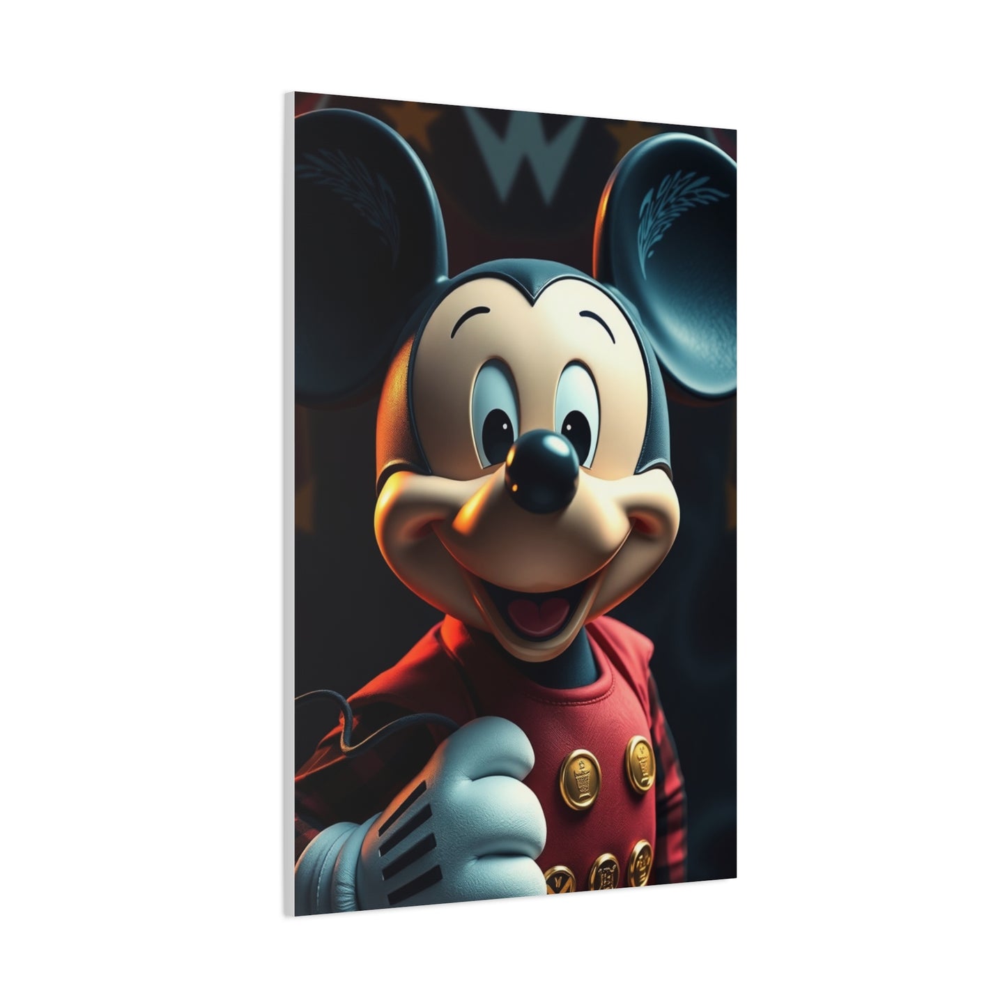 Noble Mickey Illustration Wall Art & Canvas Print