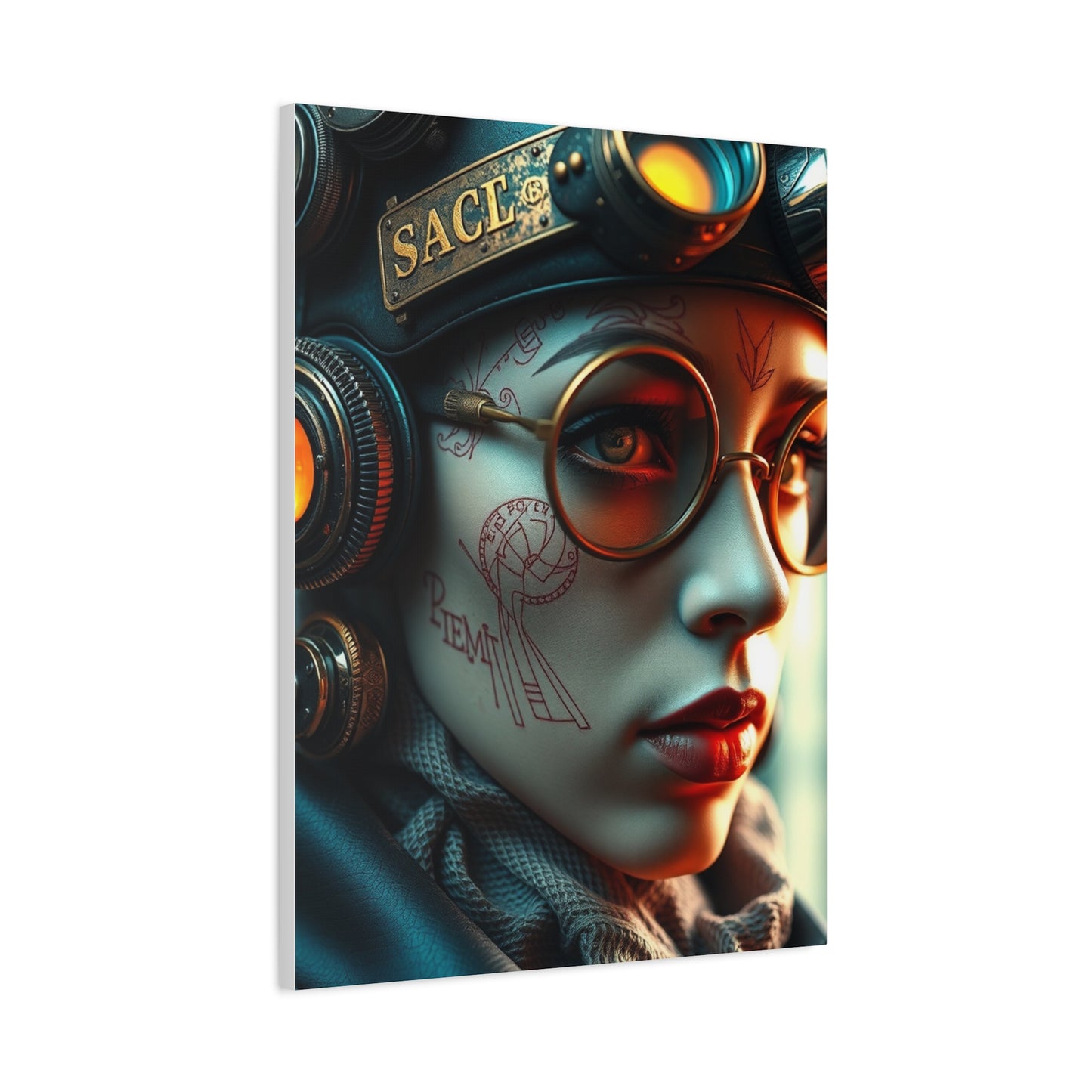 Retro-Futurist Opulence Art wall art & canvas print