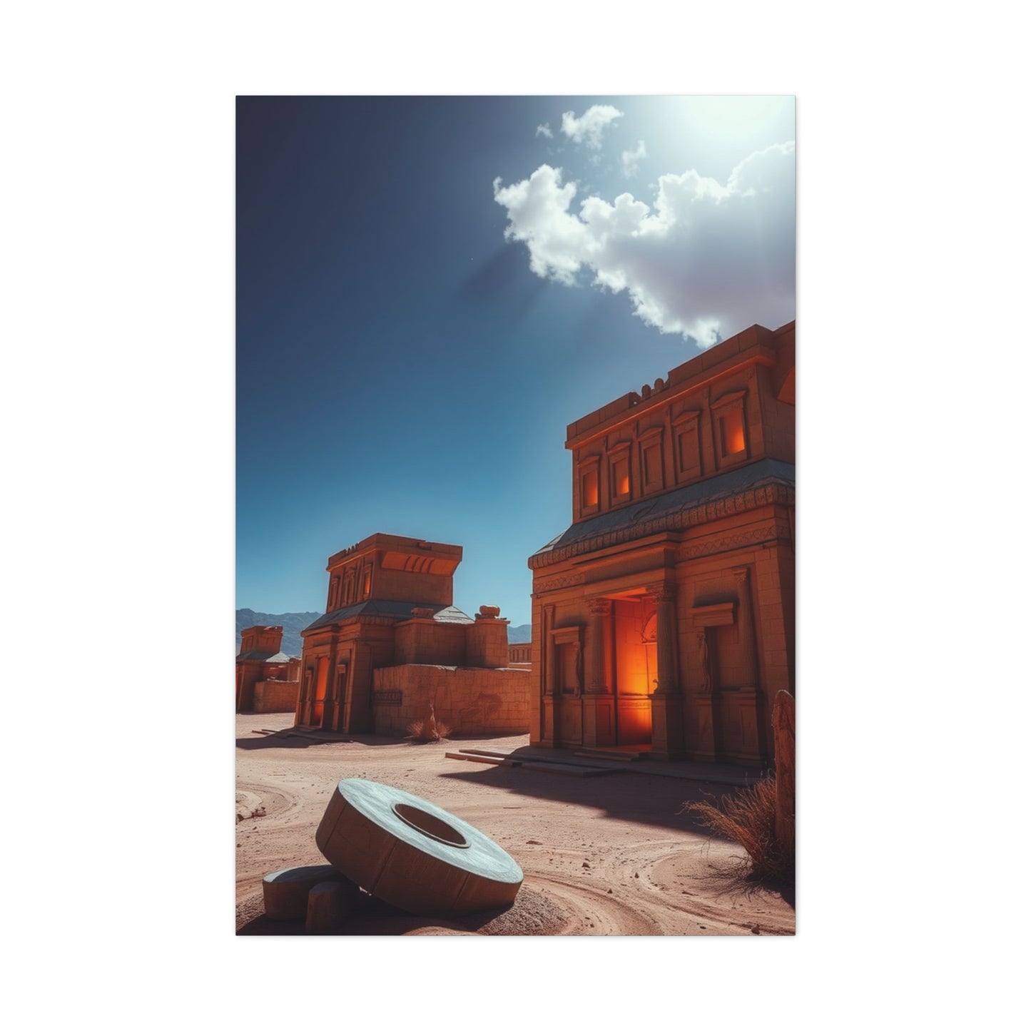 Majestic Sand Vista Wall Art & Canvas Print