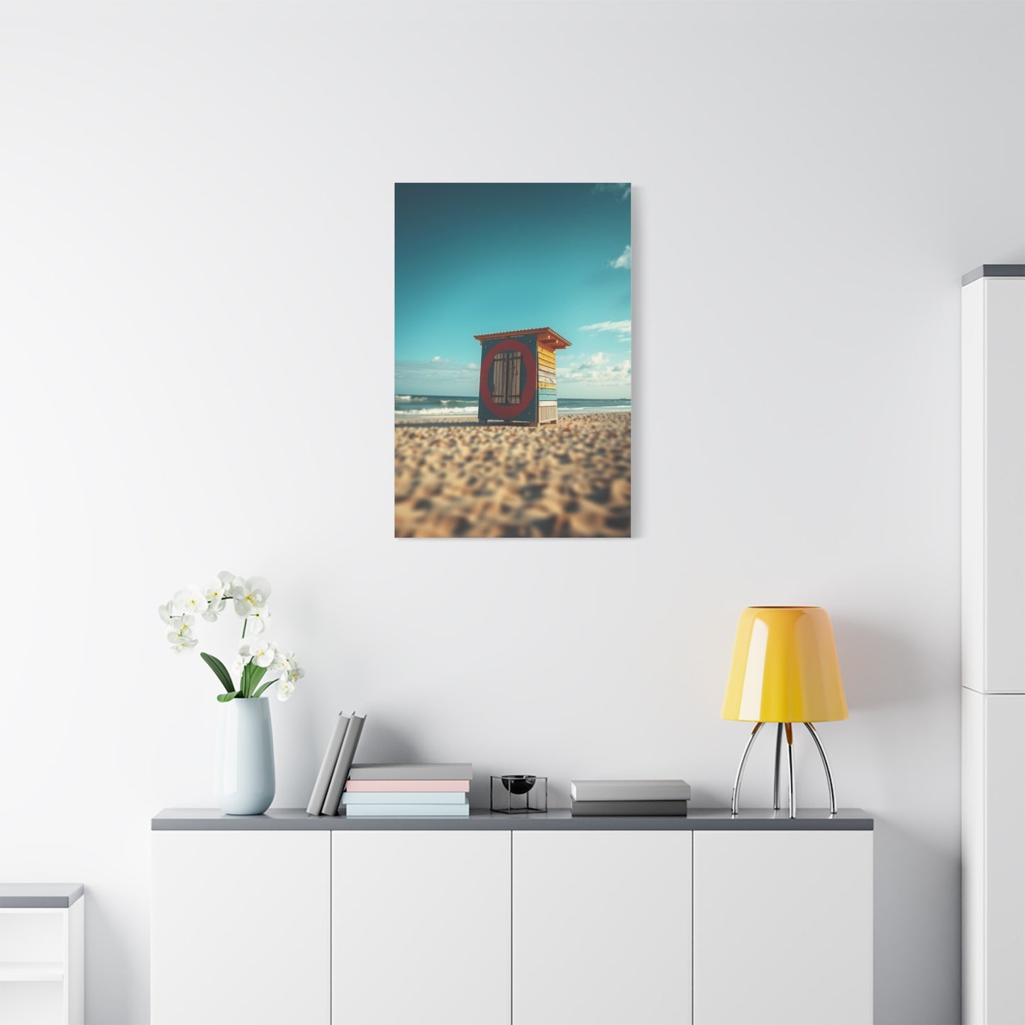 Celestial Coastline Canvas Wall Art & Canvas Print