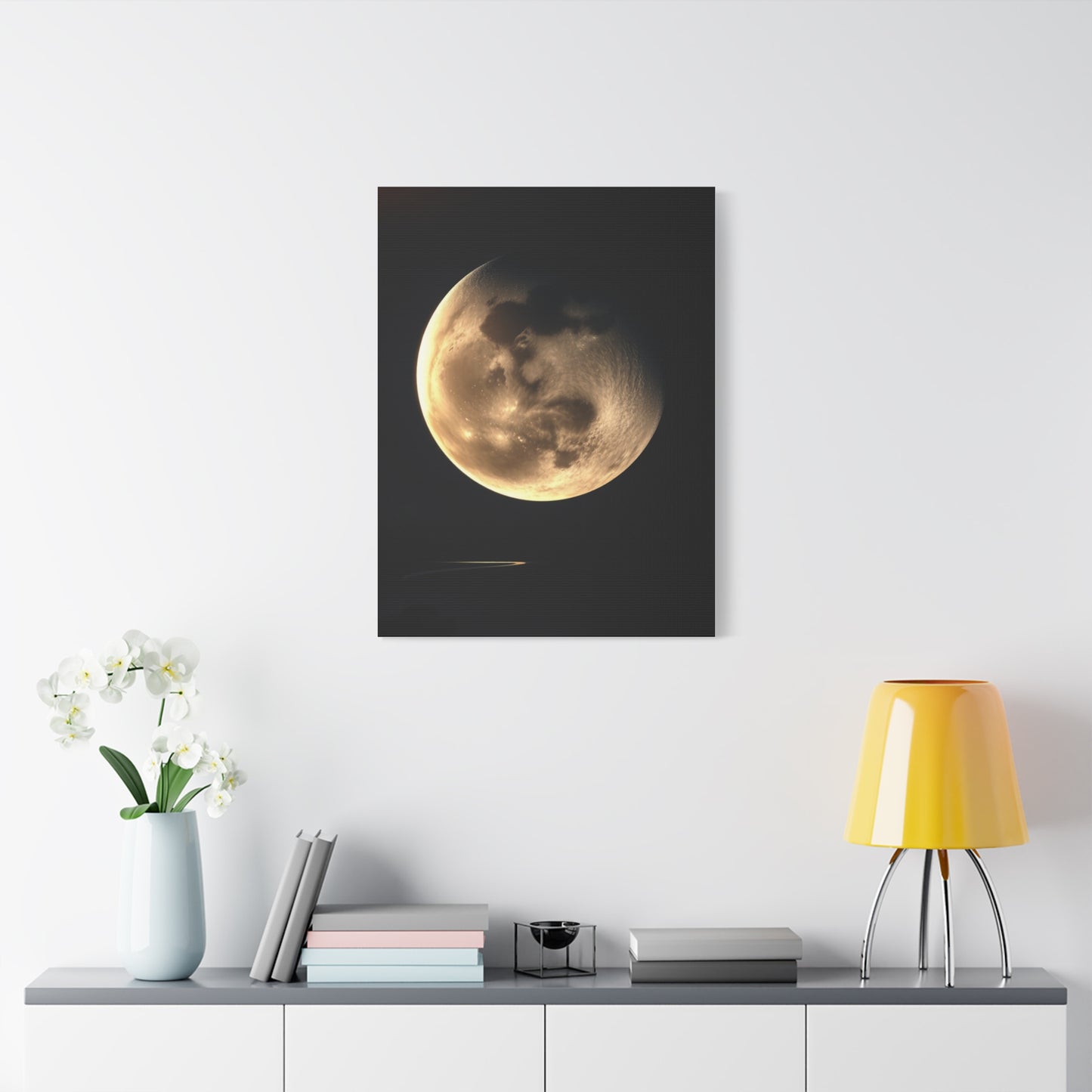 Vision Crescent Moon Art Art Wall Art & Canvas Print