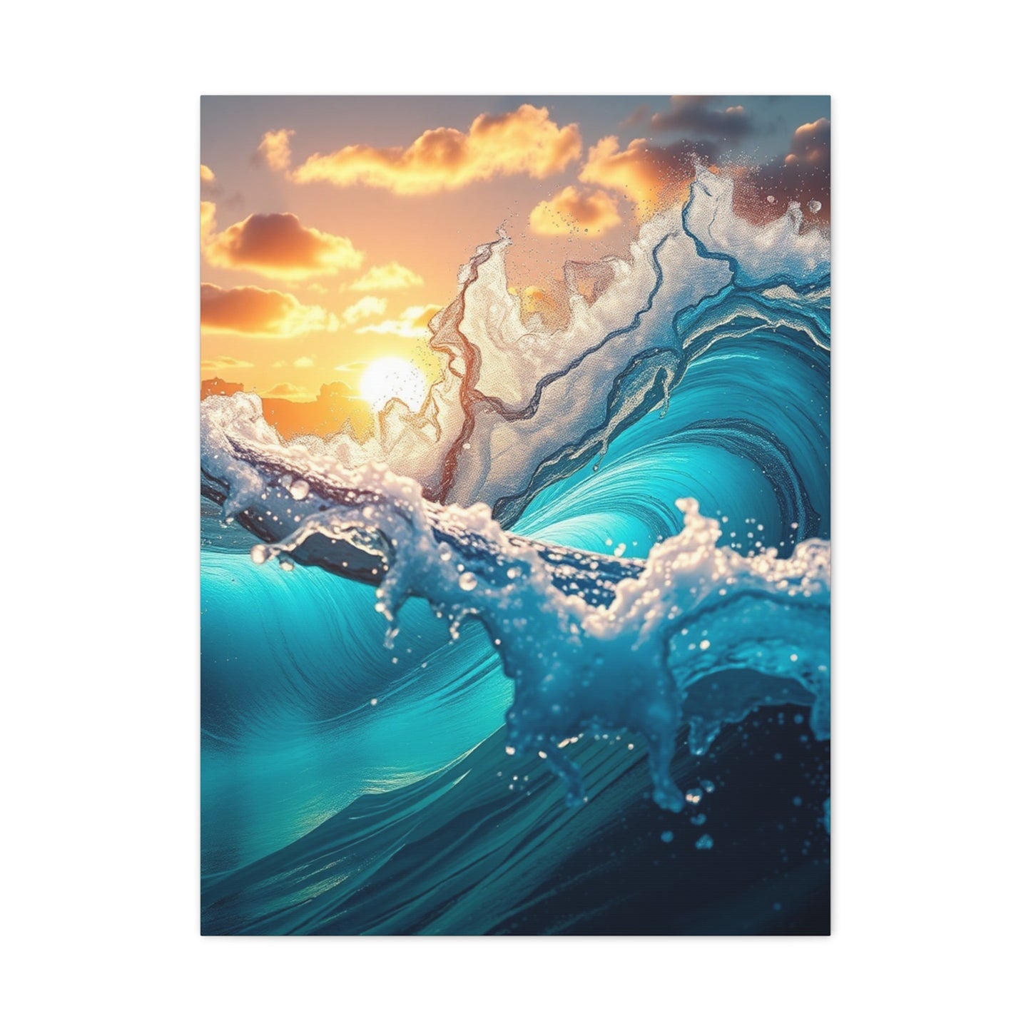 Tidal Elegance Artistry Wall Art & Canvas Print