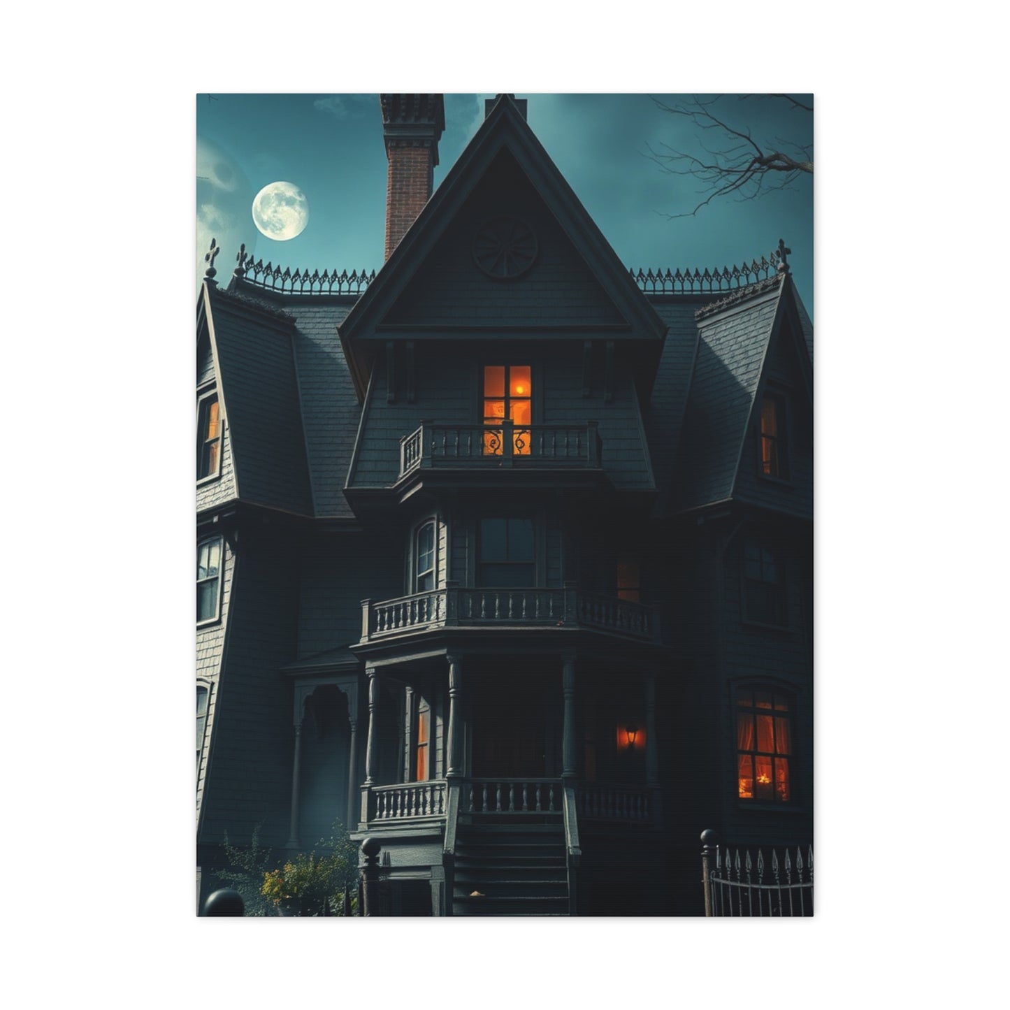 Collection Haunted House Art Art Wall Art & Canvas Print