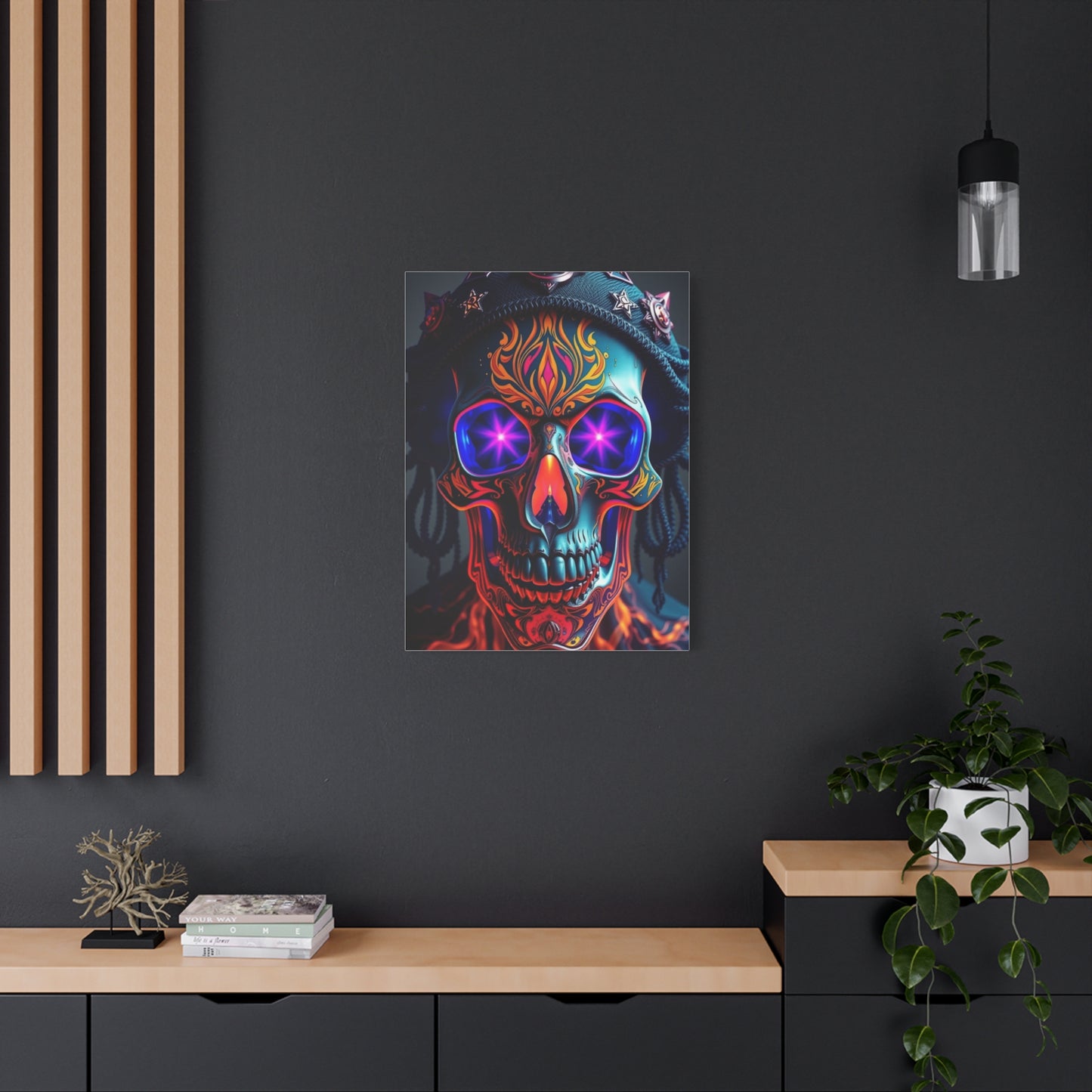 Radiant Skull Tableau Wall Art & Canvas Print