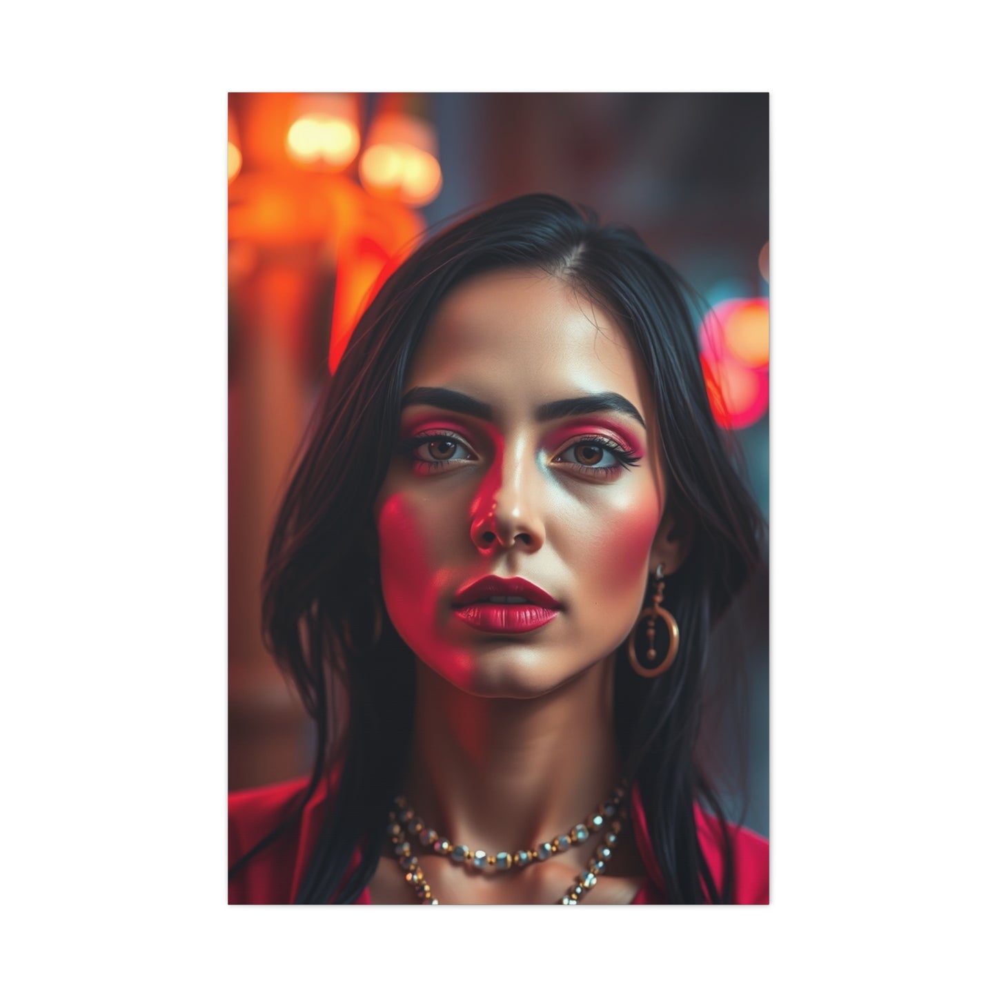 Black & Pink Art Luxury Canvas Wall Art & Canvas Print