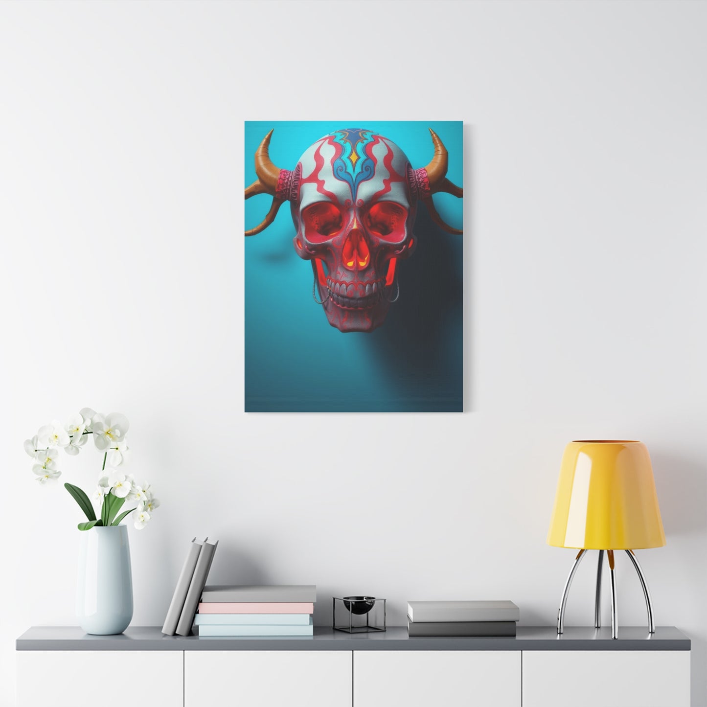 Elite 3D Trippy Skull Art By Ali Gulec Art Vision Wall Art & Canvas Print