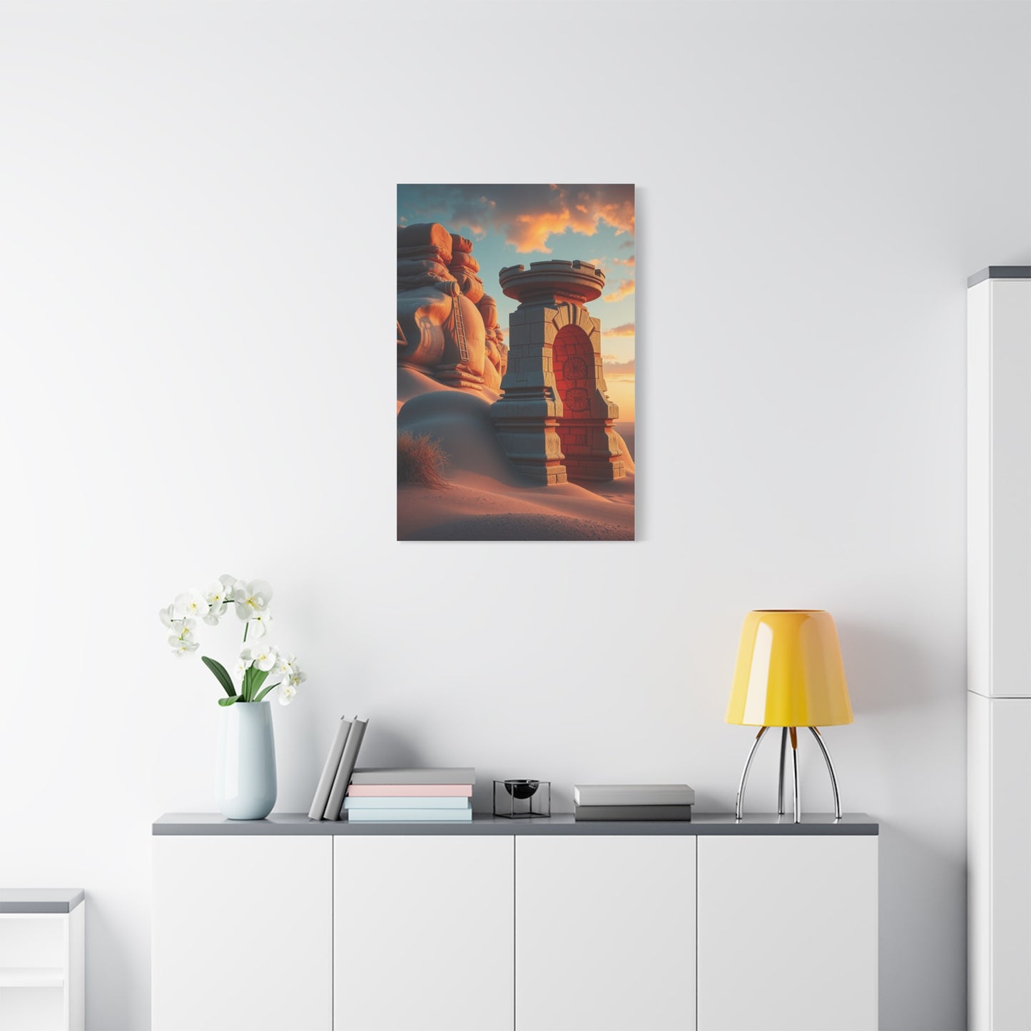 Starlit Dune Panorama Wall Art & Canvas Print