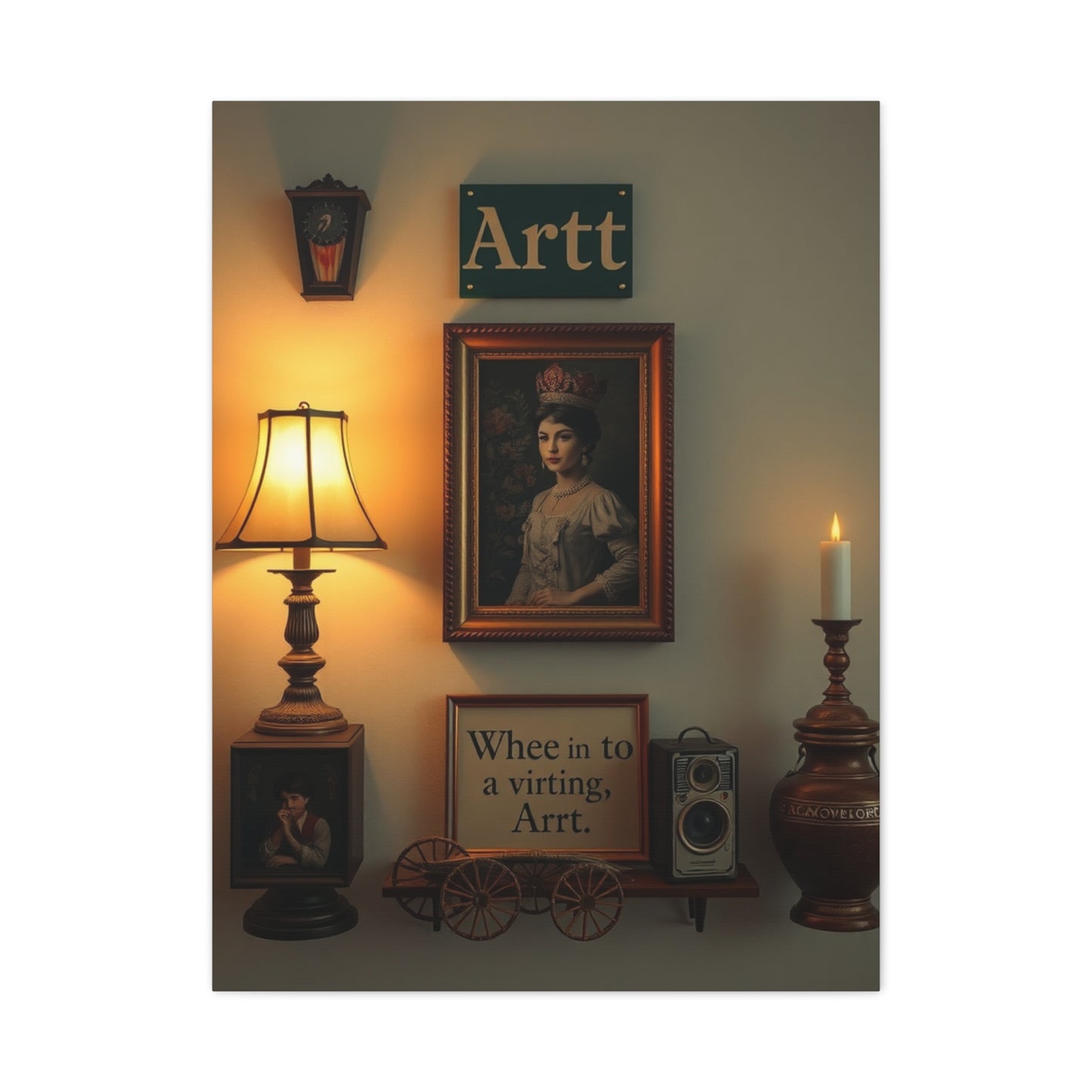 Nostalgic Harmony Canvas Wall Art & Canvas Print