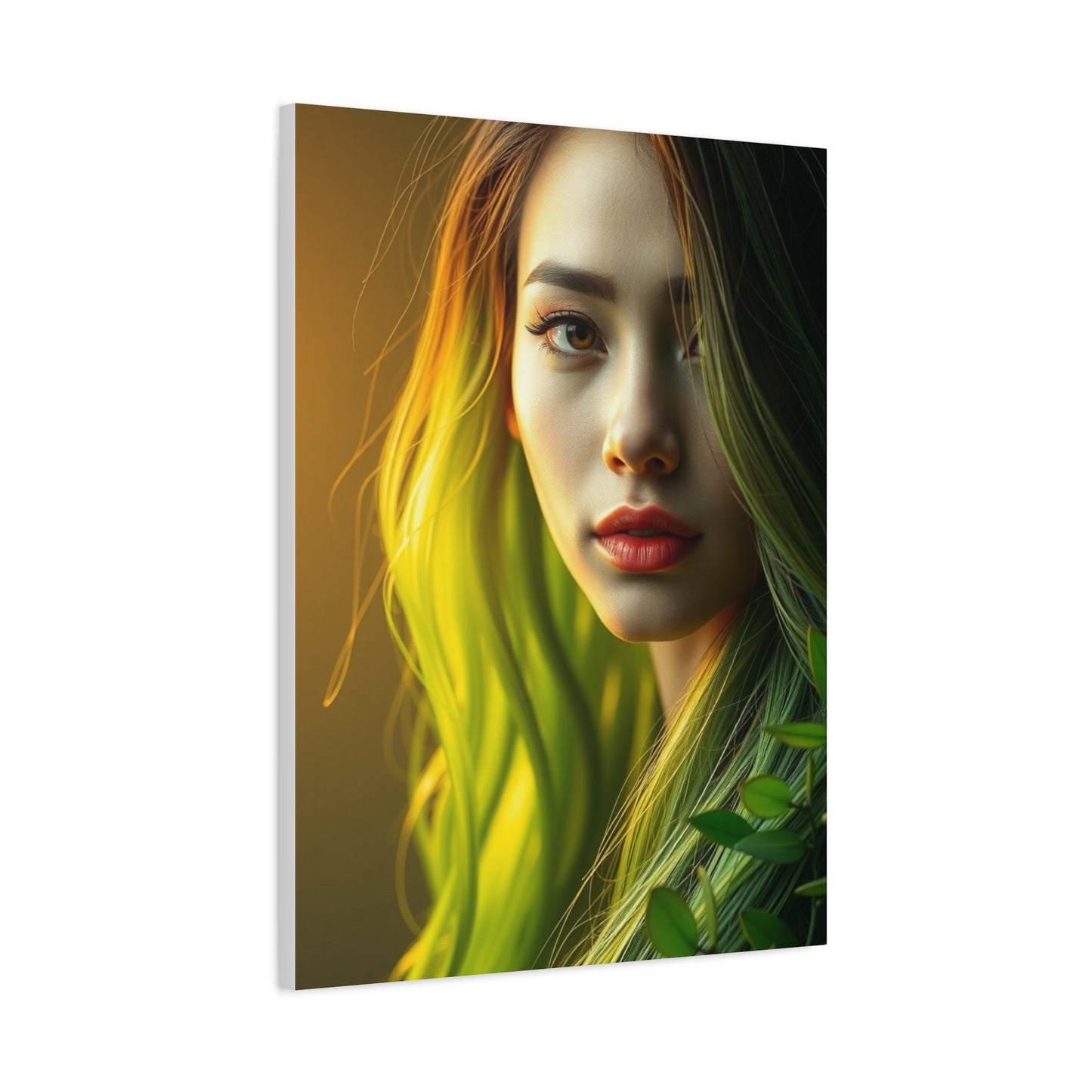 Olive Harmony Canvas Wall Art & Canvas Print