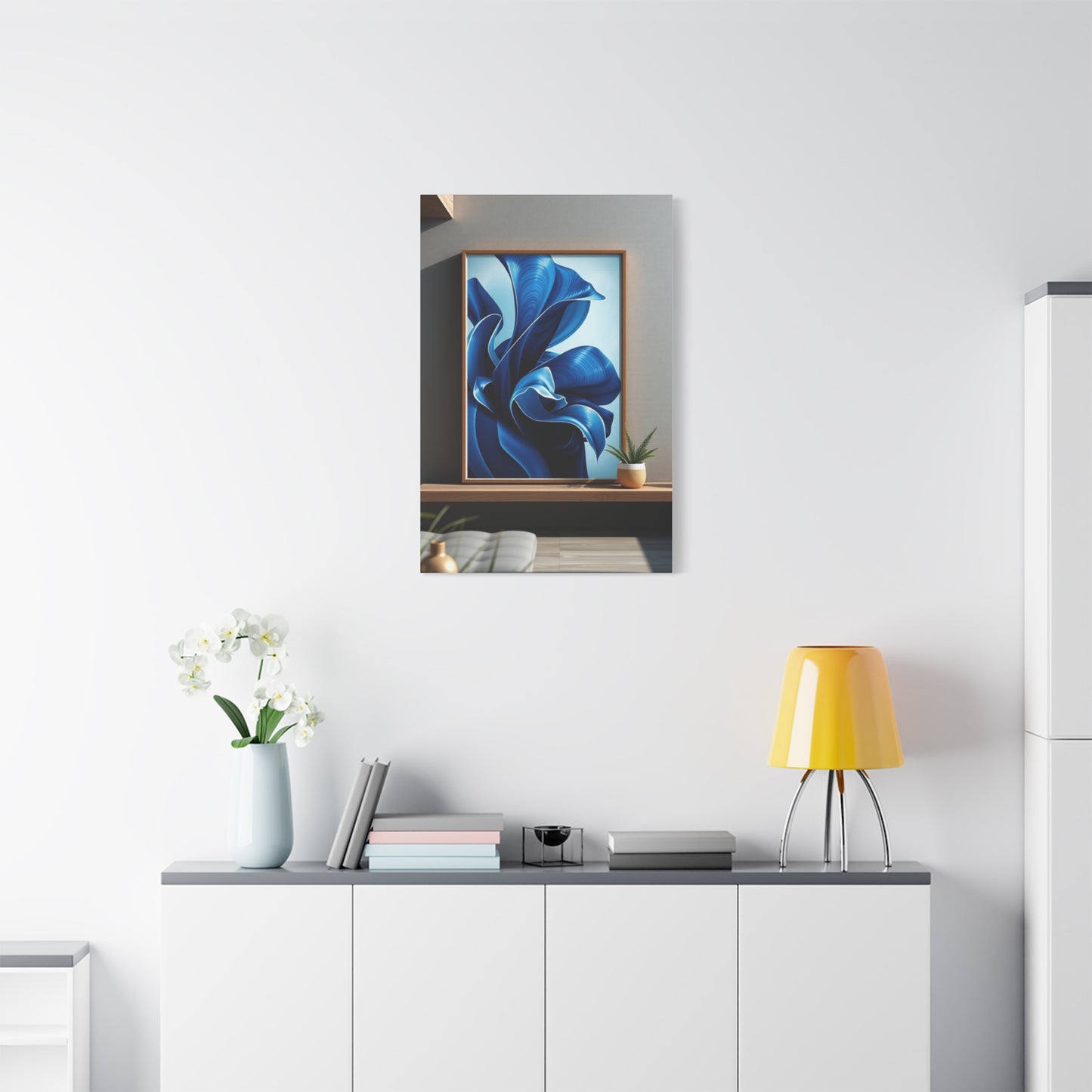 Navy Blue Art Supreme Gallery Wall Art & Canvas Print