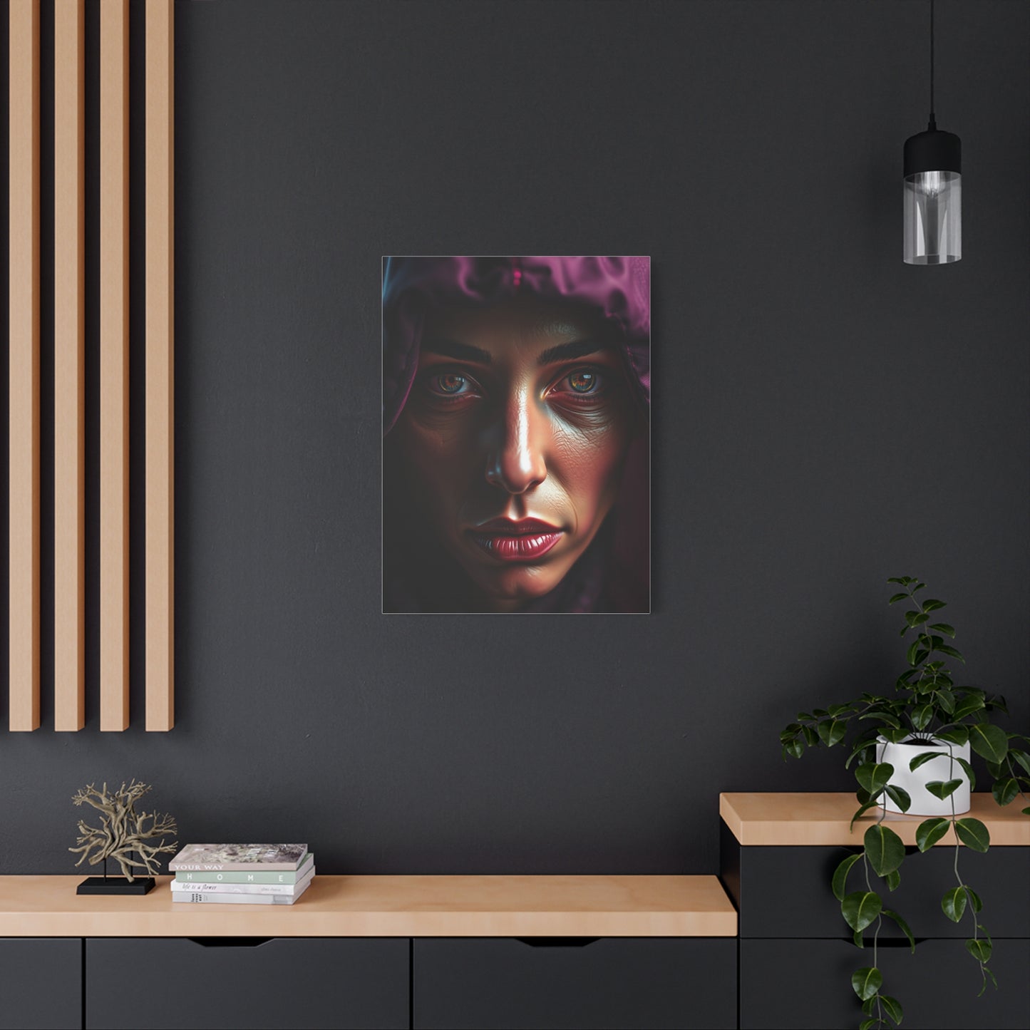 Black & Pink Art Refined Canvas Wall Art & Canvas Print