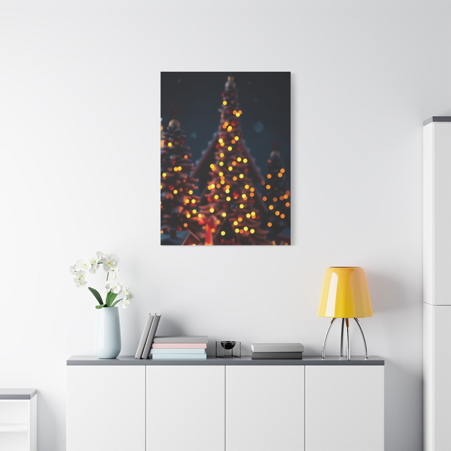 Vision Black Christmas Art Art Wall Art & Canvas Print