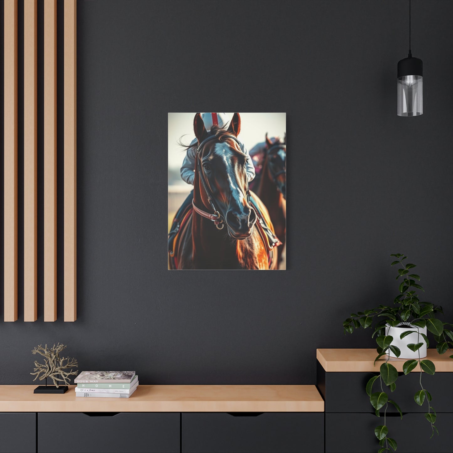 Masterpiece Horse Racing Art Vision Wall Art & Canvas Print