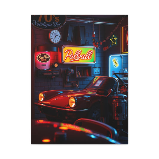 70’s Nostalgia Art Luxury Canvas Wall Art & Canvas Print