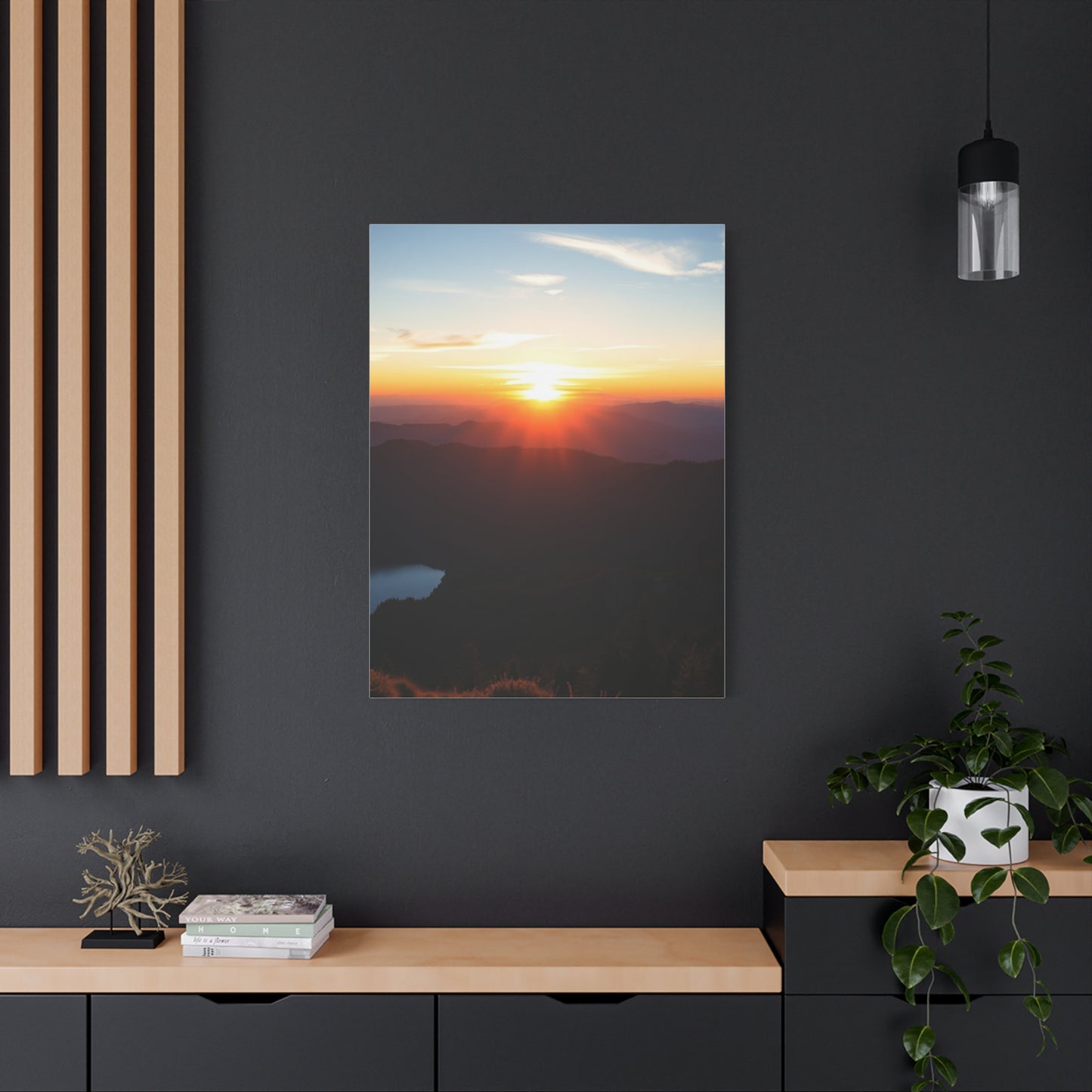 Summit Radiance: Dawn to Dusk Wall Art & Canvas Print