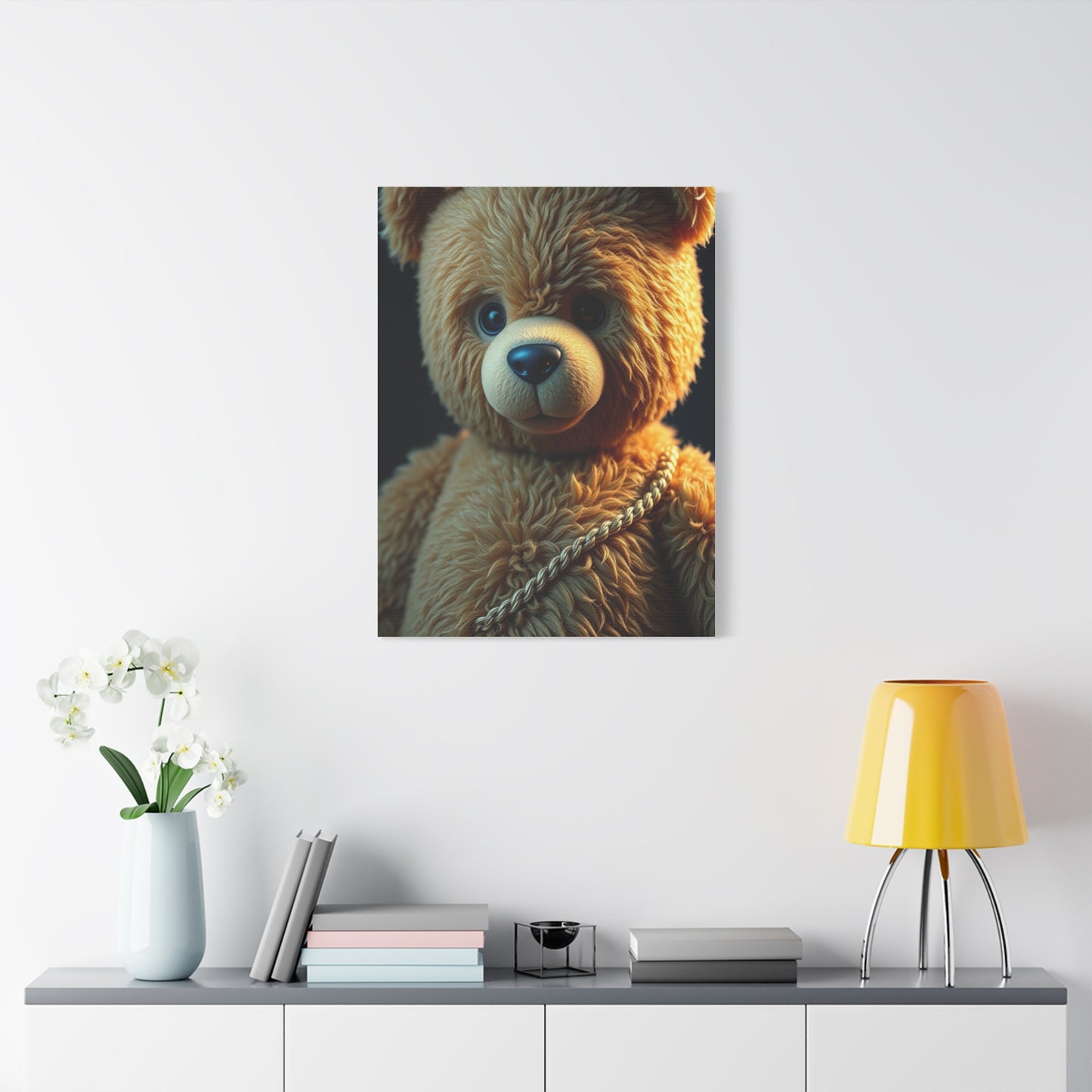 Luxe Teddy Aesthetic Canvas Wall Art & Canvas Print