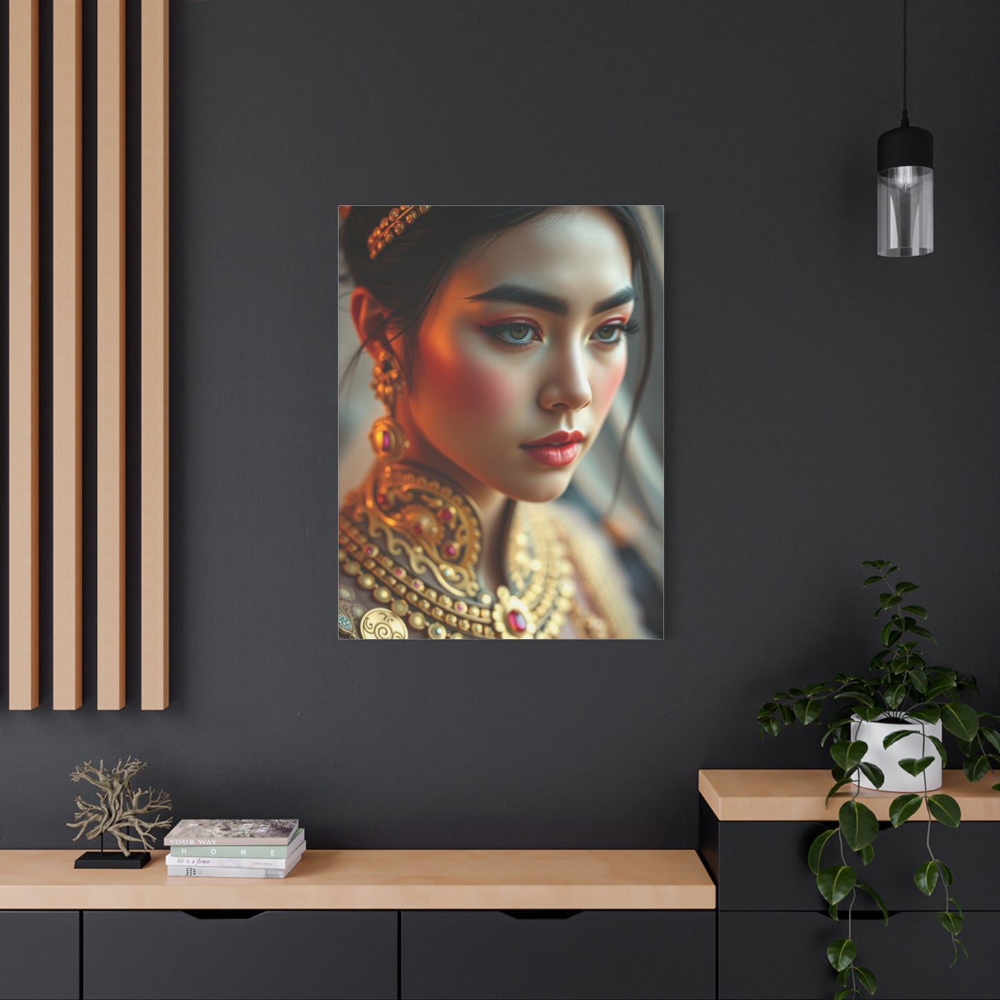 Gold & Pink Art Refined Canvas Wall Art & Canvas Print