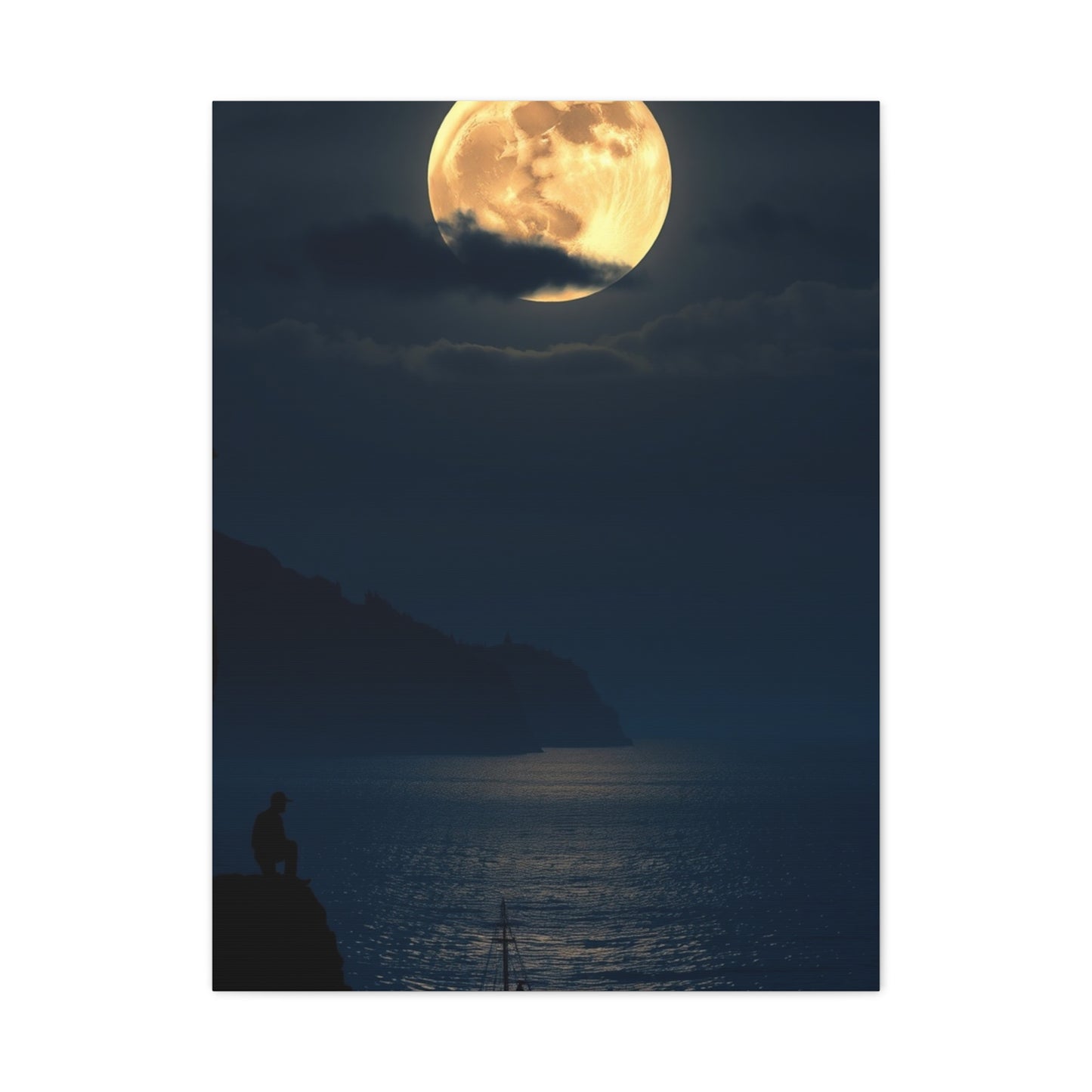 Full Moon Art Luxury Canvas Wall Art & Canvas Print