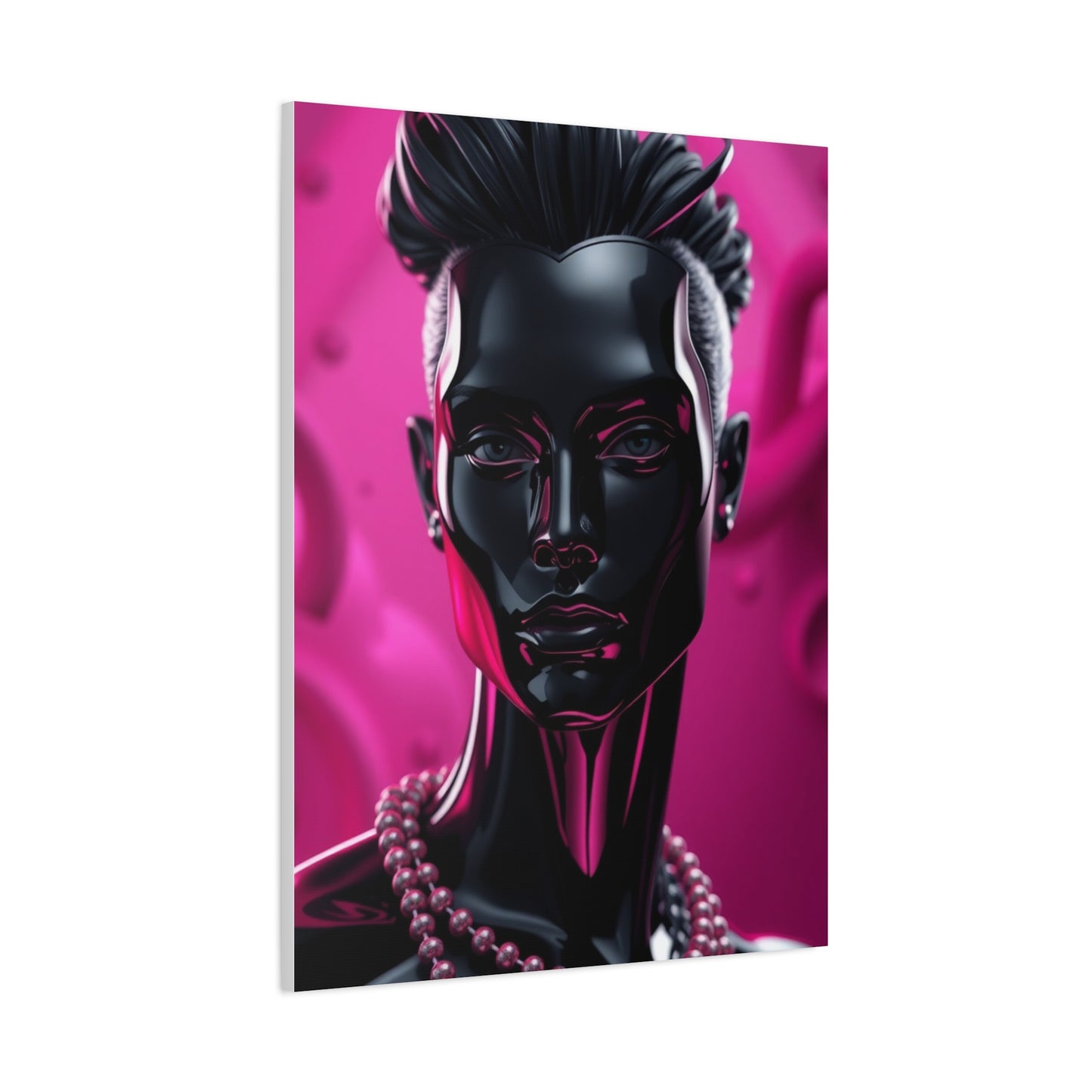 Black & Pink Art Supreme Gallery Wall Art & Canvas Print