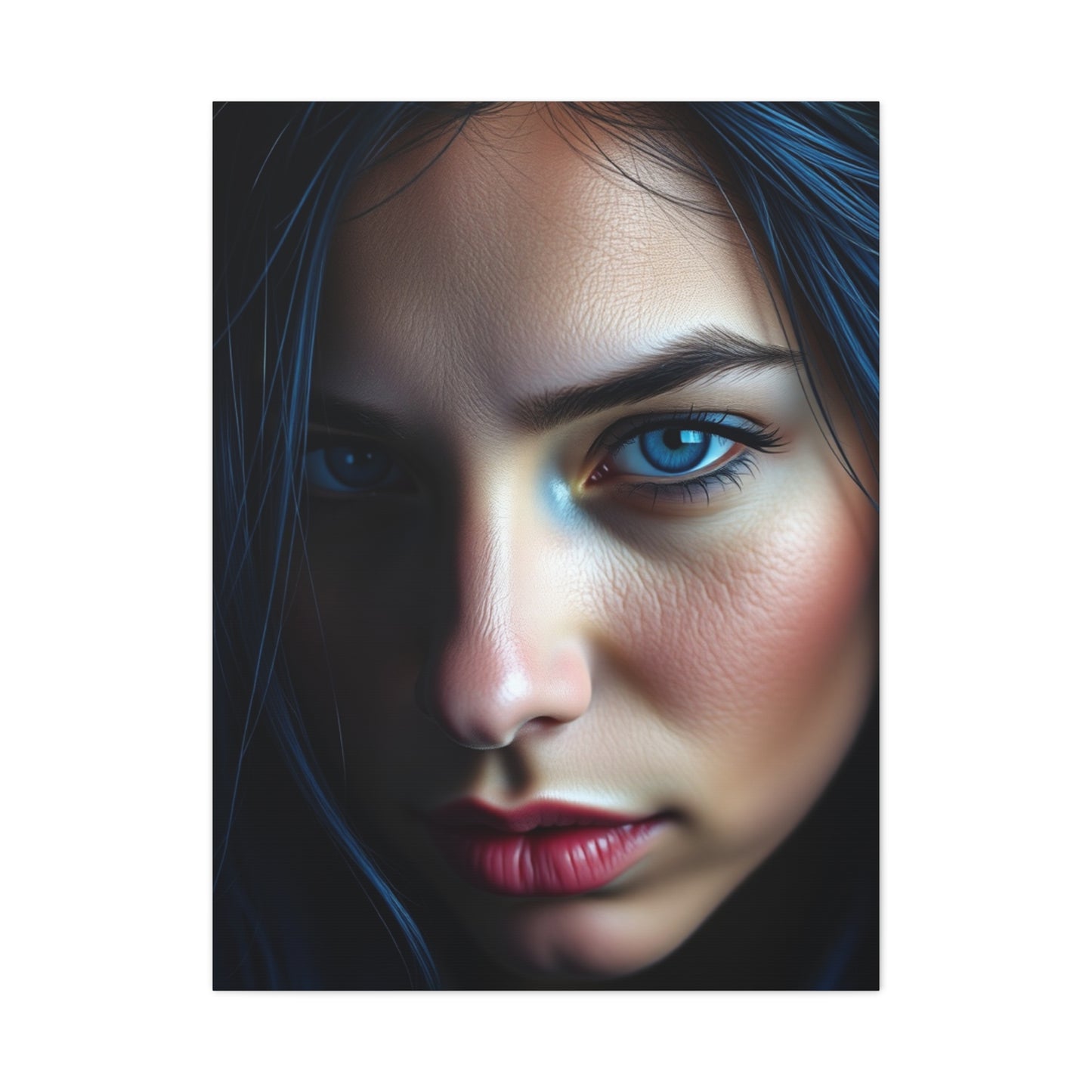 Azure Elegance Canvas Wall Art & Canvas Print