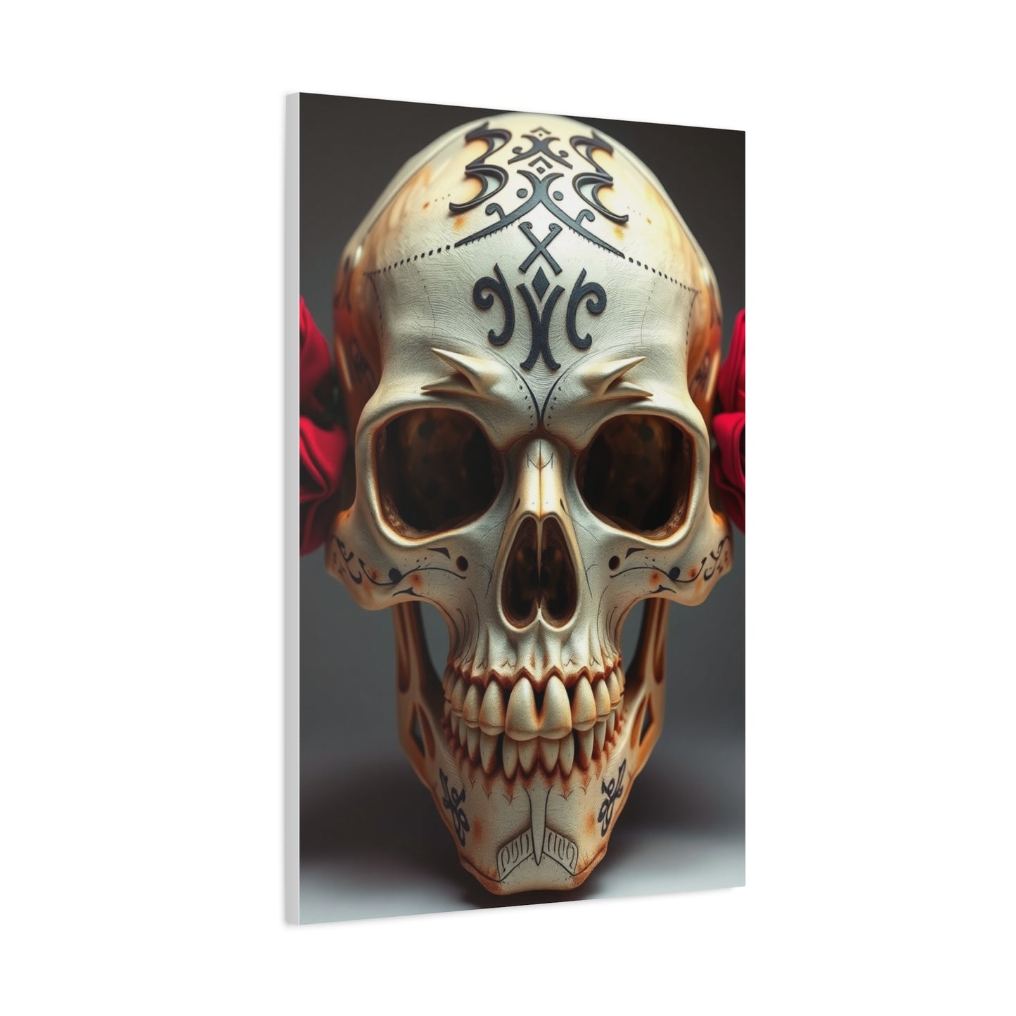 Imperial Bone Portrait Wall Art & Canvas Print