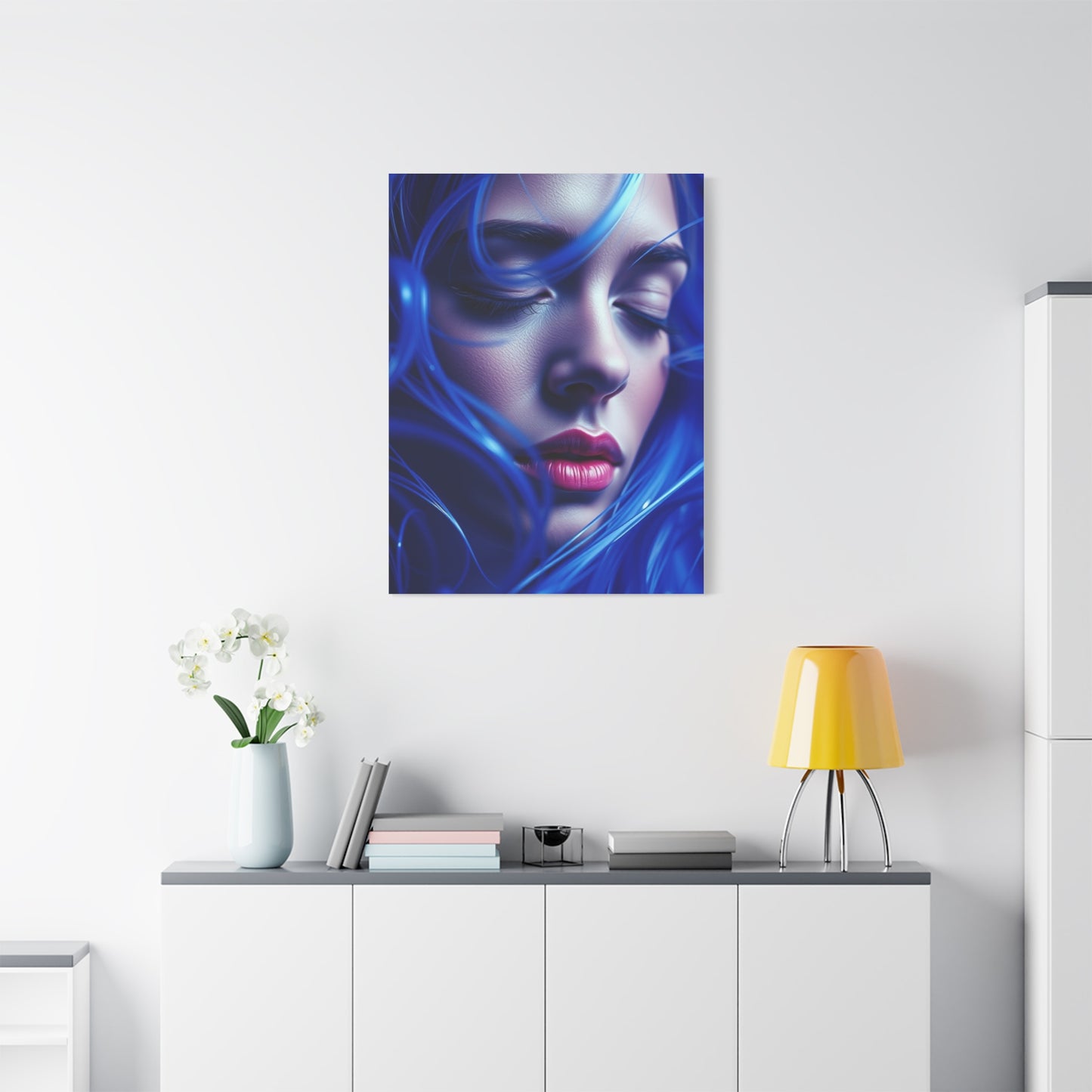 Supreme Blue Music Art Collection Wall Art & Canvas Print
