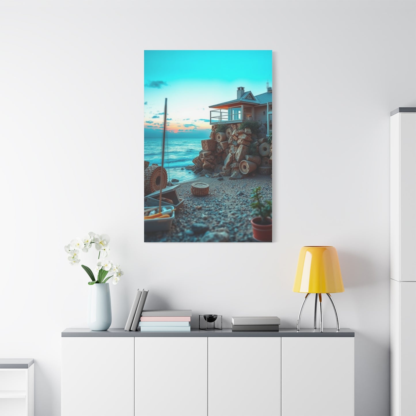 Ocean Breeze Elegance Wall Art & Canvas Print