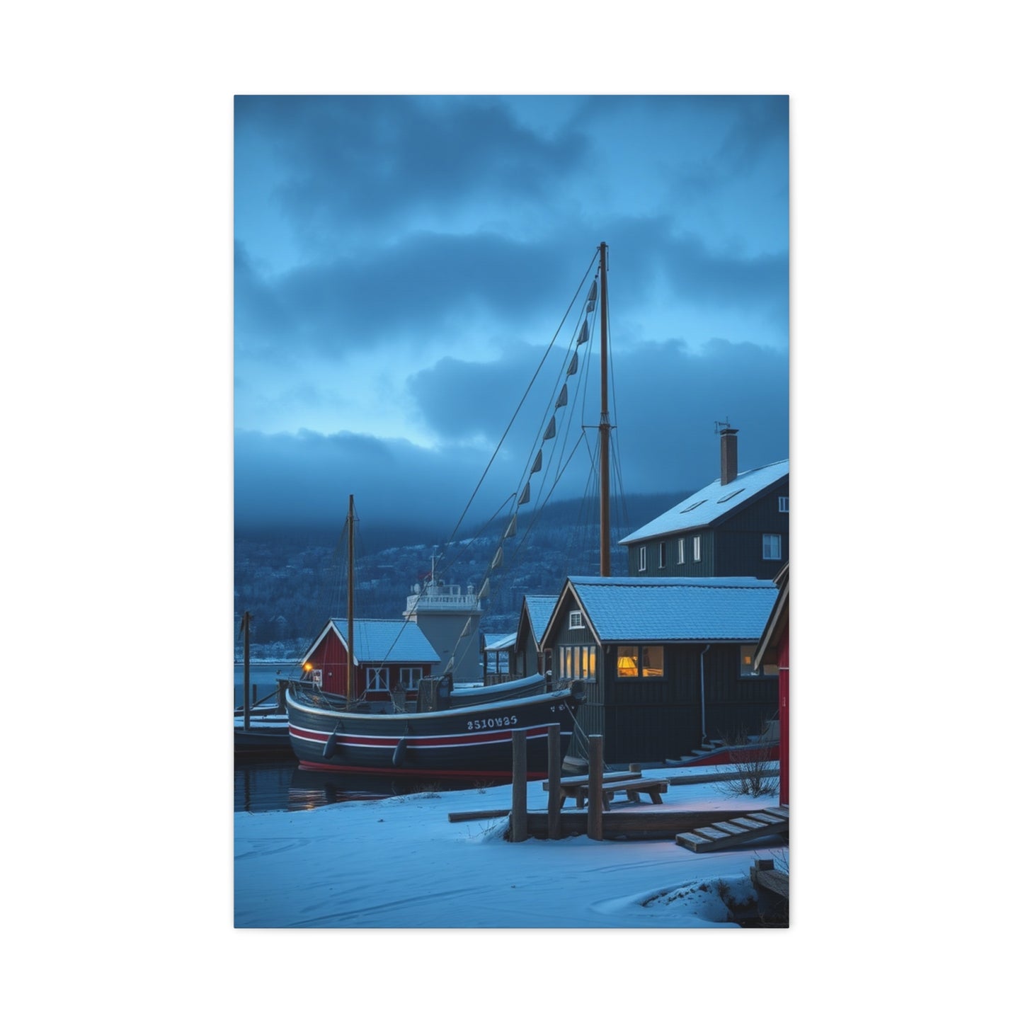 Scandic Tranquil Tapestry Wall Art & Canvas Print