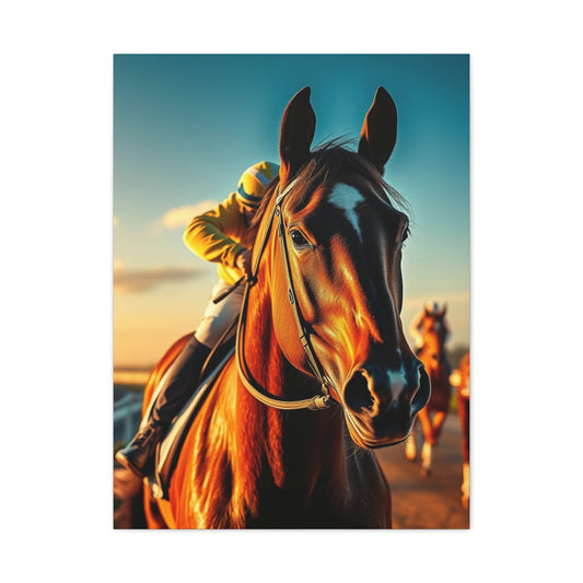Masterpiece Horse Racing Art Vision Wall Art & Canvas Print