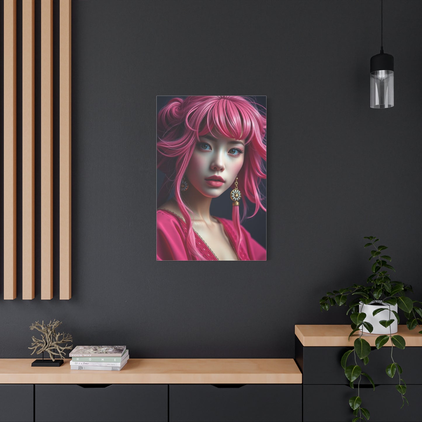 Elite Pinklomein Art Vision Wall Art & Canvas Print