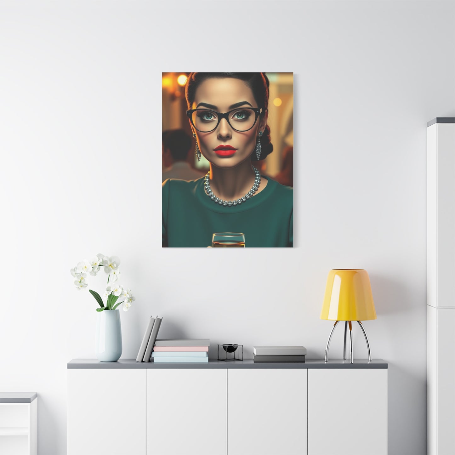 Breakfast At Tiffany’s Characters Art Refined Canvas Wall Art & Canvas Print