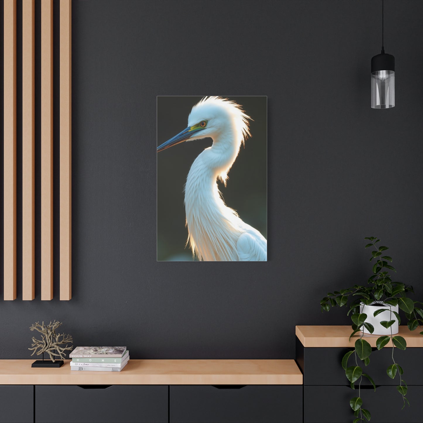 Supreme Egret Art Collection Wall Art & Canvas Print