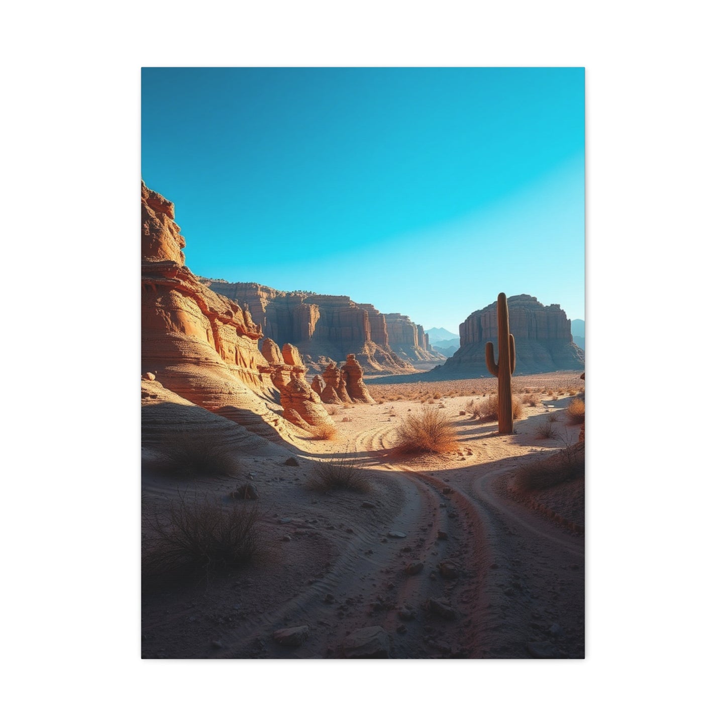 Sienna Horizon Painting Wall Art & Canvas Print