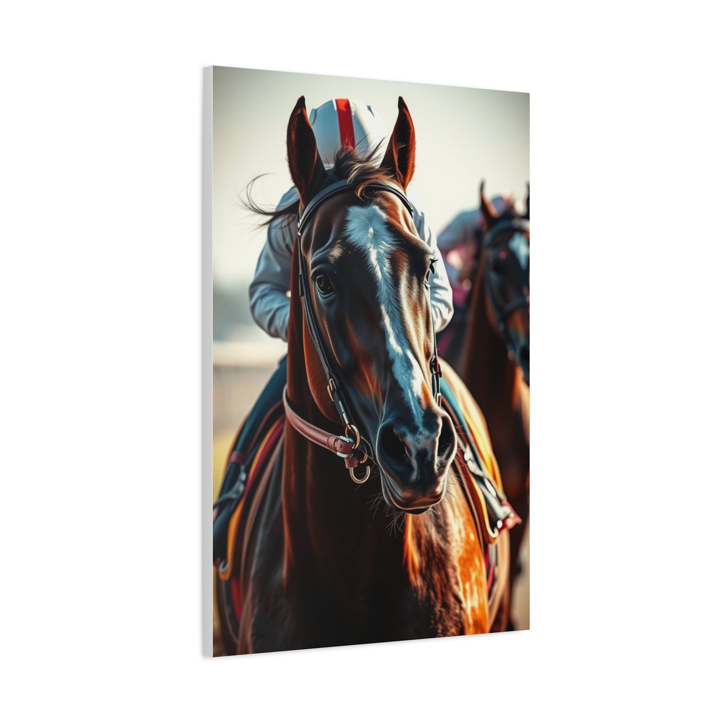Masterpiece Horse Racing Art Vision Wall Art & Canvas Print