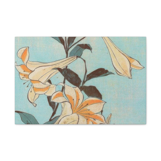 Katsushika Hokusai Ai Lilies Wall Art & Canvas Prints