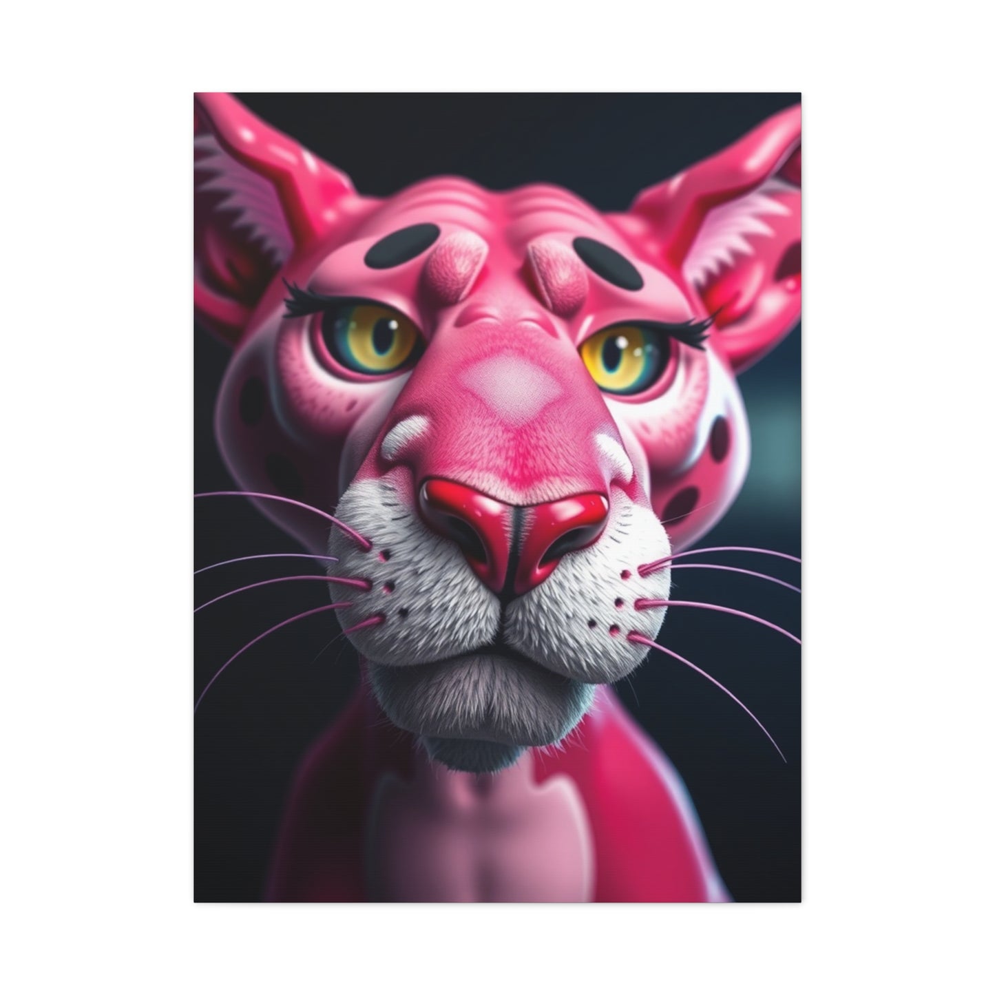 Pantherine Blush Canvas Wall Art & Canvas Print